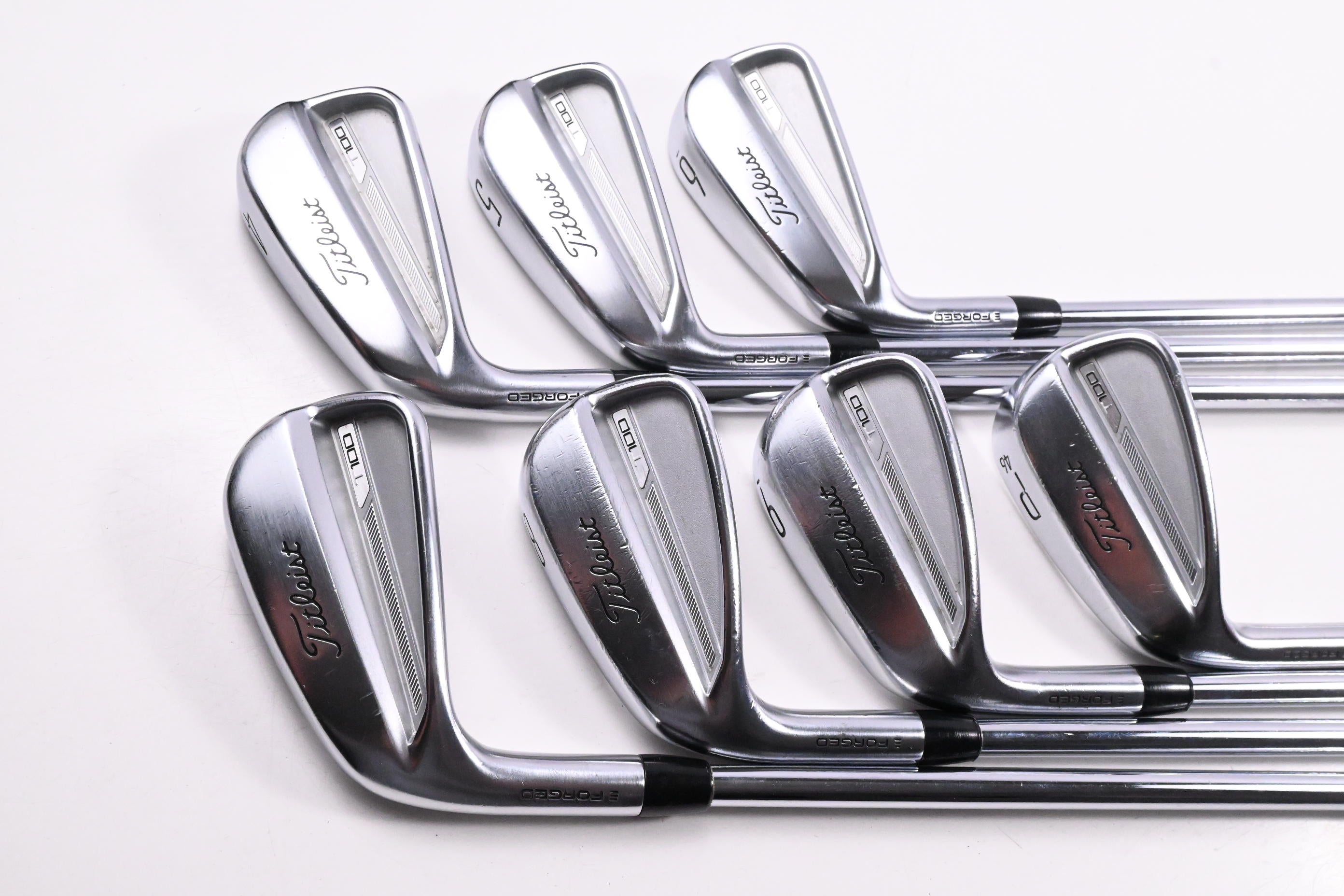 Left Hand Titleist T100 2023 Irons / 4-PW / Stiff Flex N.S.Pro Modus3 Tour 105
