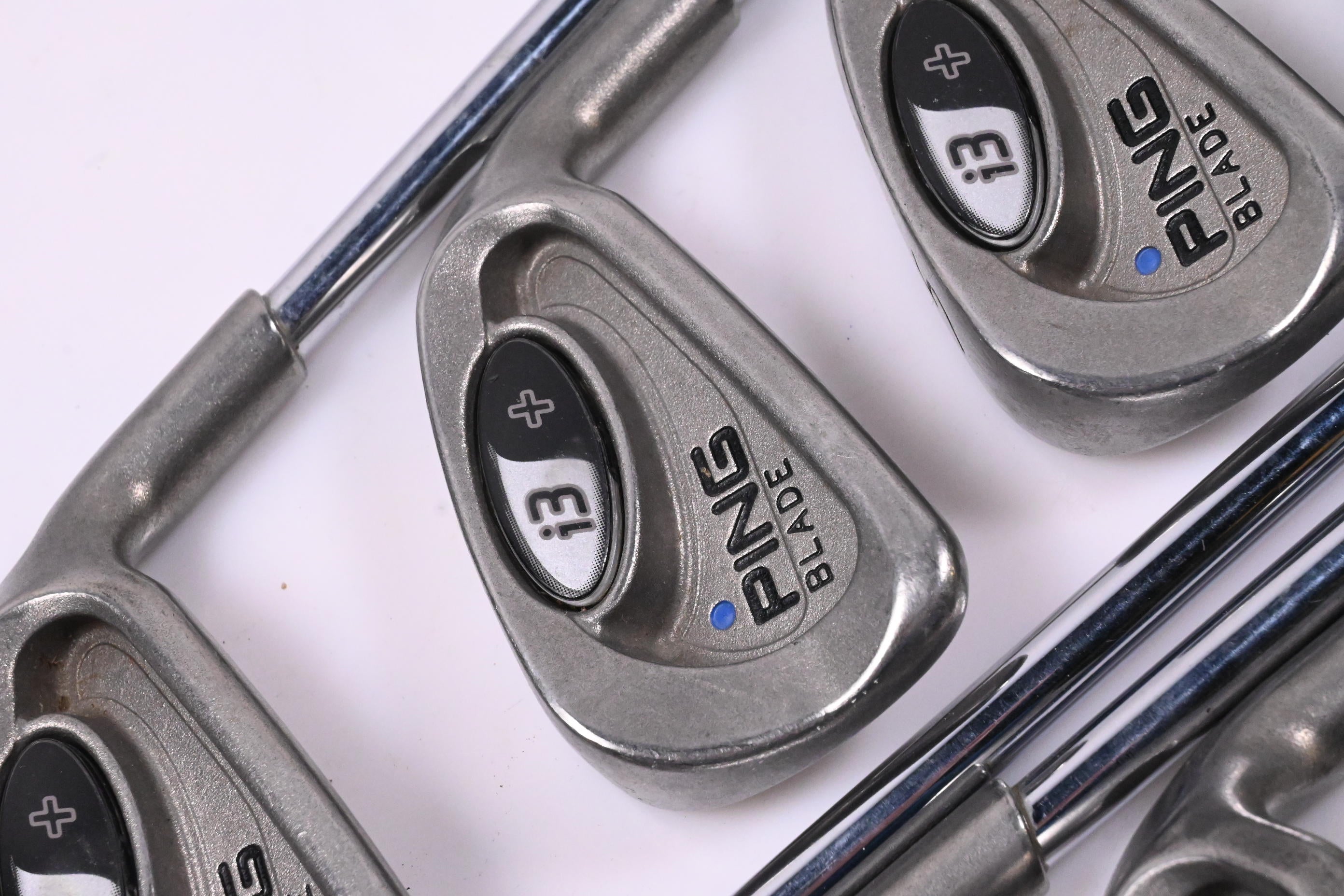 Ping i3+ Irons / 3-PW+SW / Blue Dot / Stiff Flex Ping Z-Z 65 Shafts