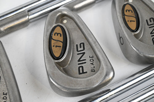 Ping i3 Irons / 3-PW+SW / White Dot / Stiff Flex Cushin JZ Shafts