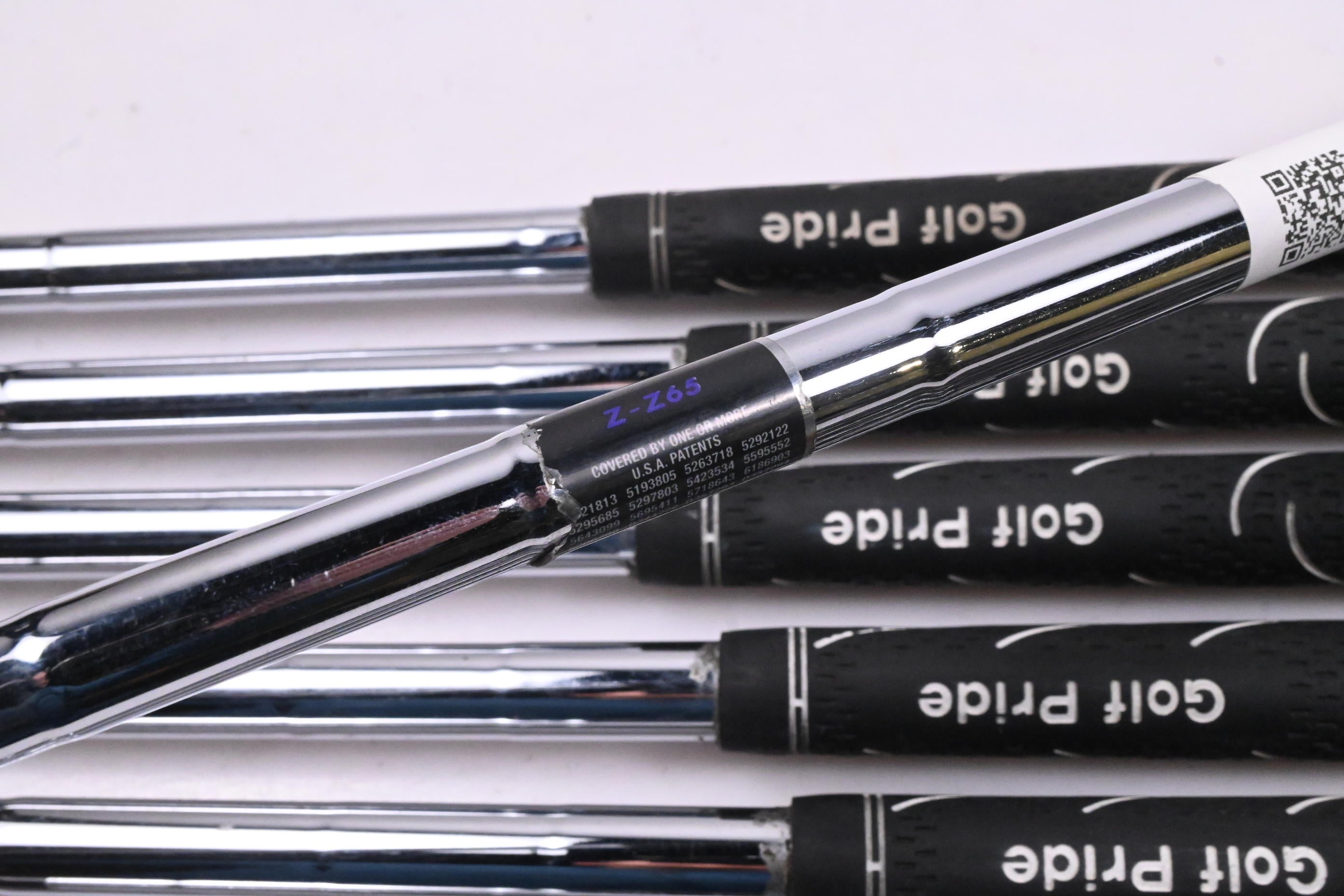 Ping i3+ Irons / 3-PW+SW / Blue Dot / Stiff Flex Ping Z-Z 65 Shafts
