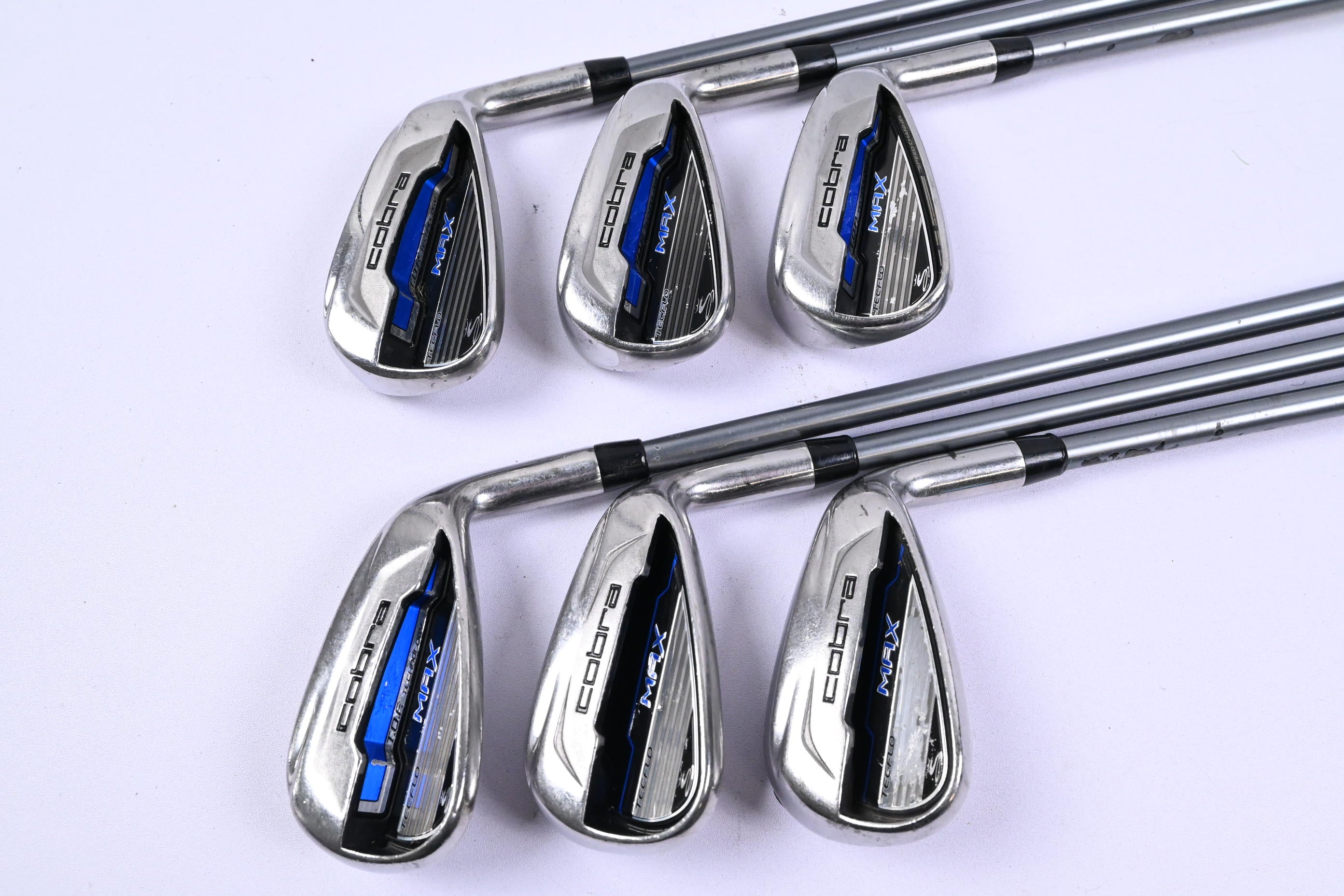 Cobra Max Irons / 5-PW / Regular Flex Matrix MFS X4 White Tie 58 Shafts