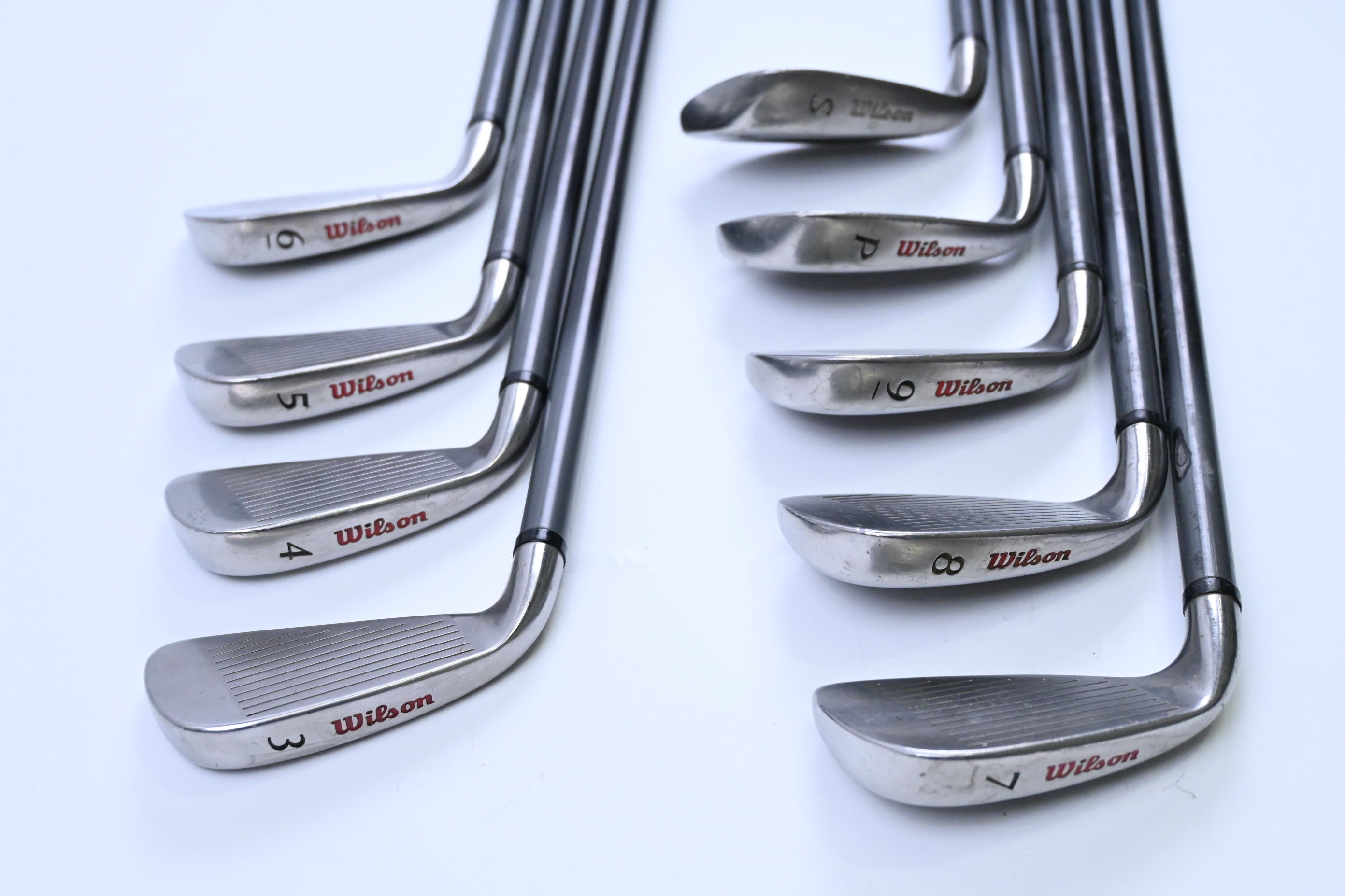 Wilson Fat Shaft Tour Cast Irons / 3-PW+SW / Regular Flex Wilson Fat Shafts