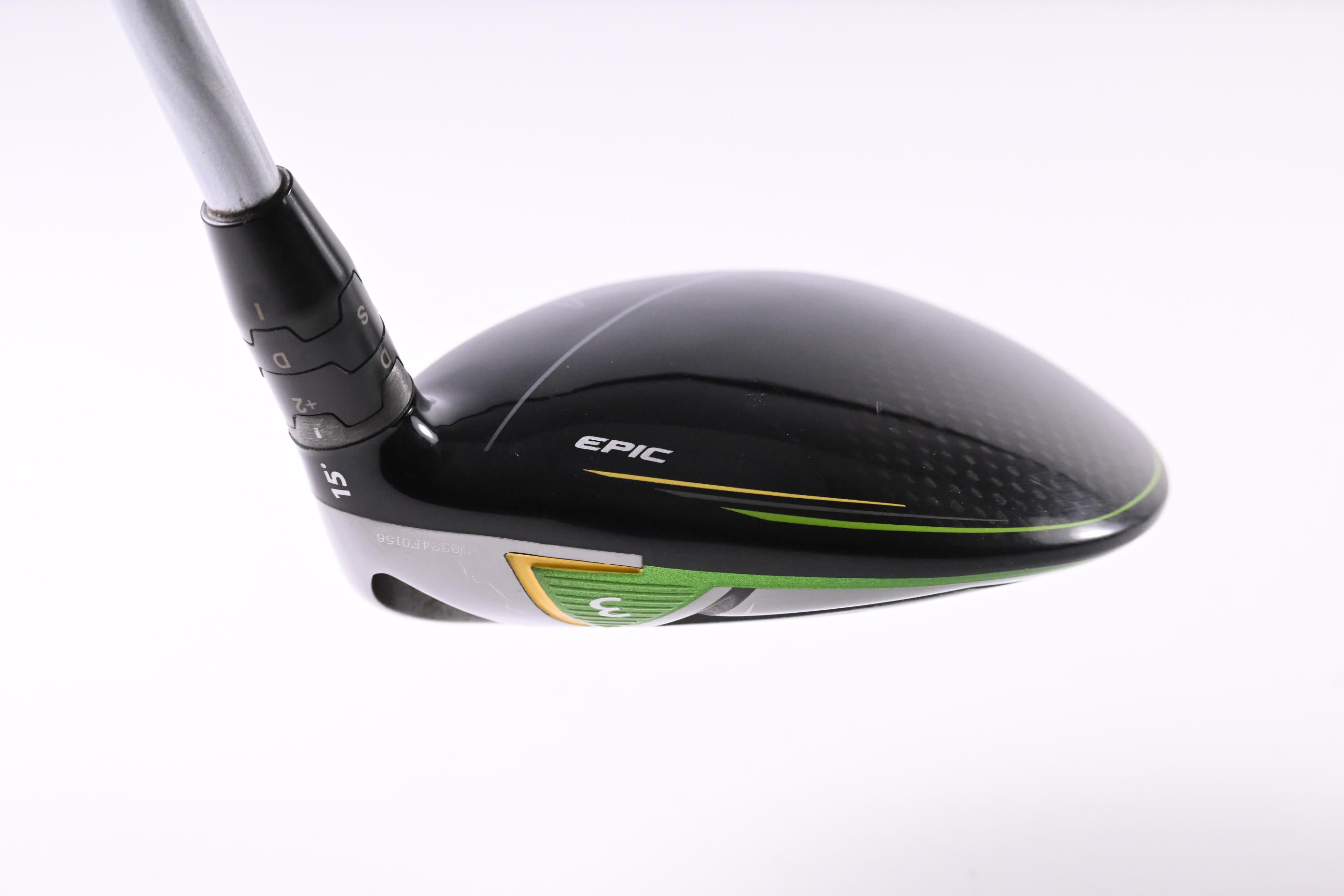 Callaway Epic Flash #3 Wood / 15 Degree / Regular Flex Evenflow Green 65 Shaft