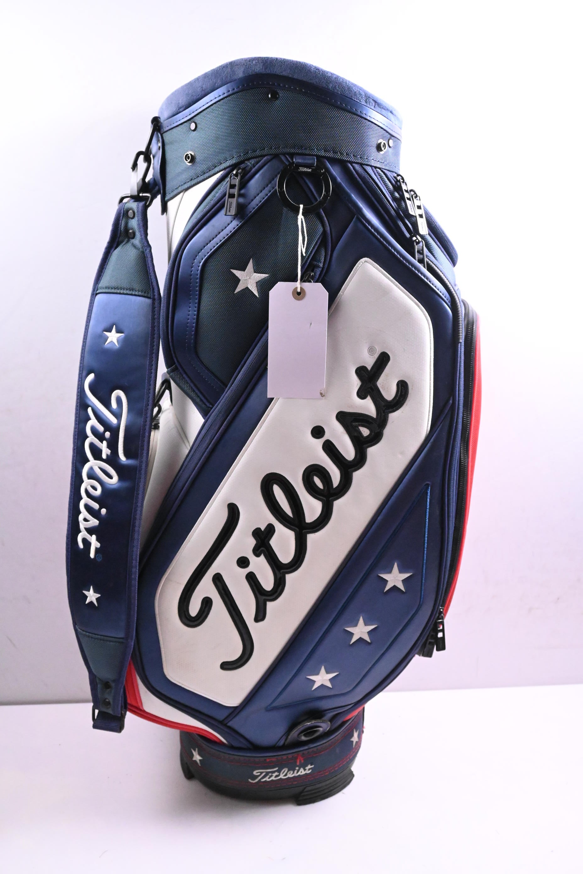 Titleist Midsize Tour Bag / 6-Way Divider / Blue, White, Red