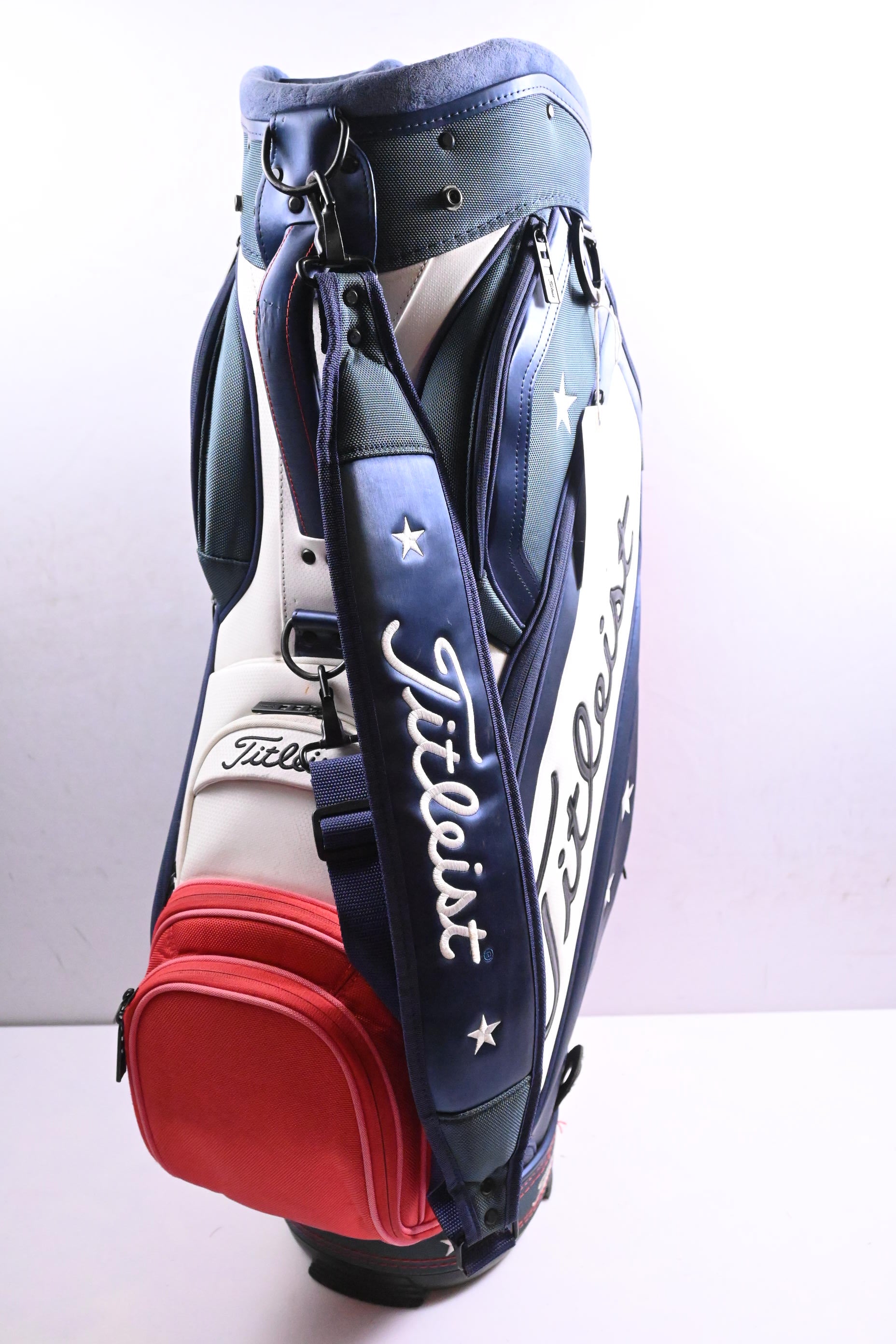 Titleist Midsize Tour Bag / 6-Way Divider / Blue, White, Red