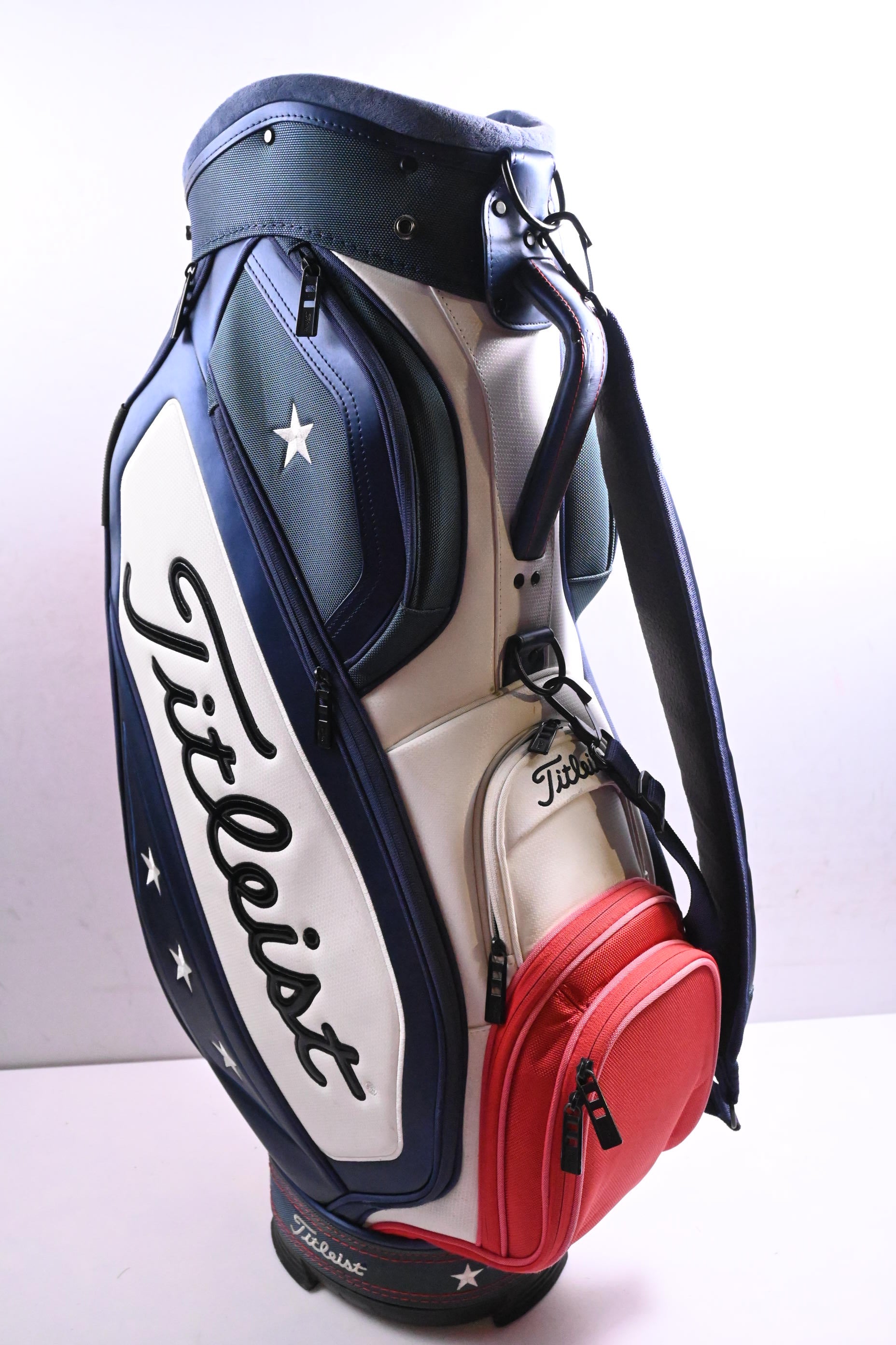 Titleist Midsize Tour Bag / 6-Way Divider / Blue, White, Red