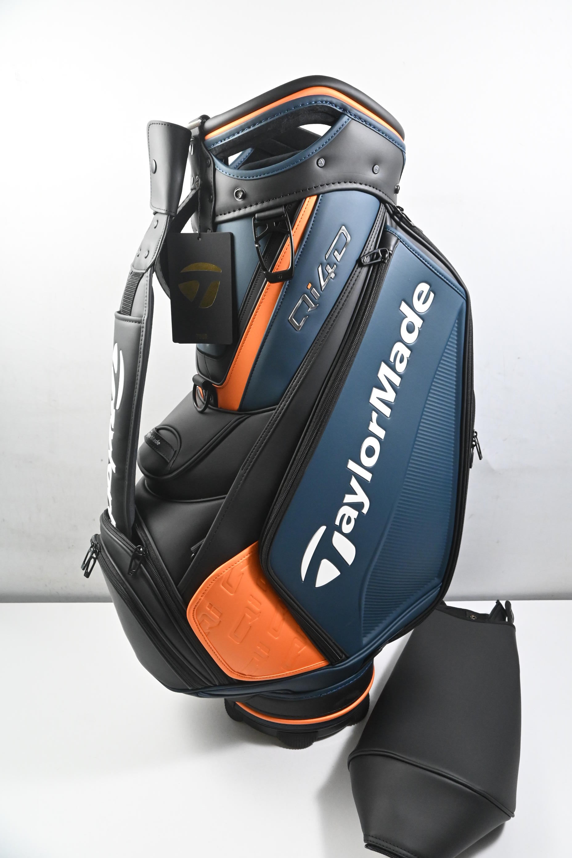 Taylormade Qi4D Tour Bag / 6-Way Divider / Blue, Black, Orange