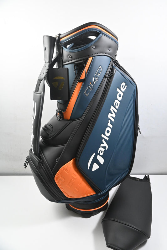 Taylormade Qi4D Tour Bag / 6-Way Divider / Blue, Black, Orange