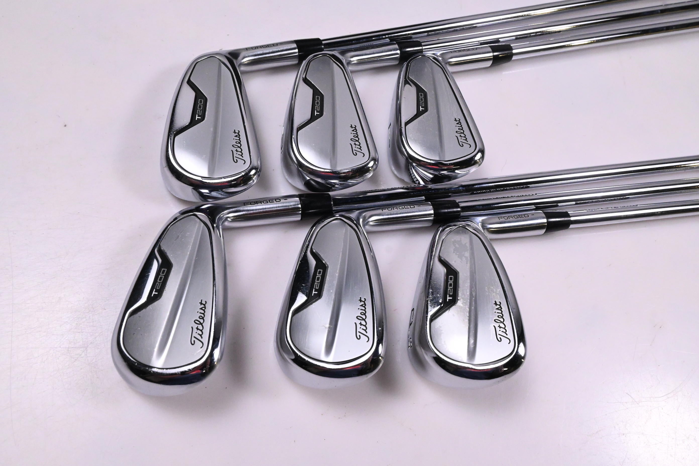 Titleist T200 2021 Irons / 5-PW / Regular Flex AMT Black R300 Shafts