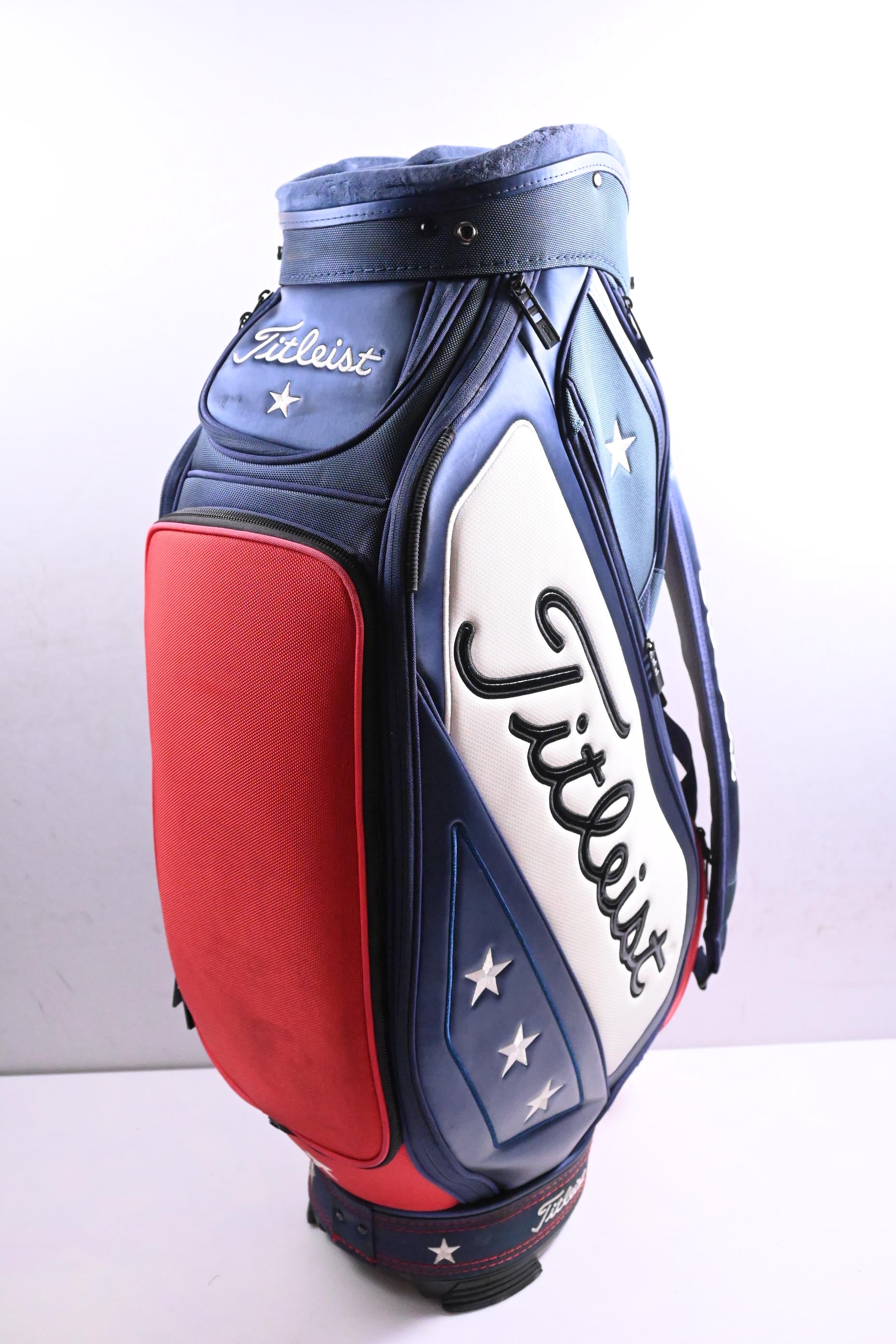 Titleist Midsize Tour Bag / 6-Way Divider / Blue, White, Red