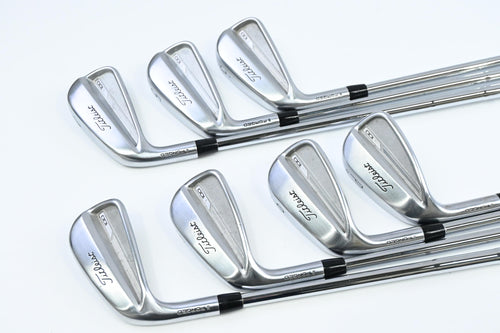 Left Hand Titleist T100 2023 Irons / 4-PW / X-Flex AMT White X100 Shafts