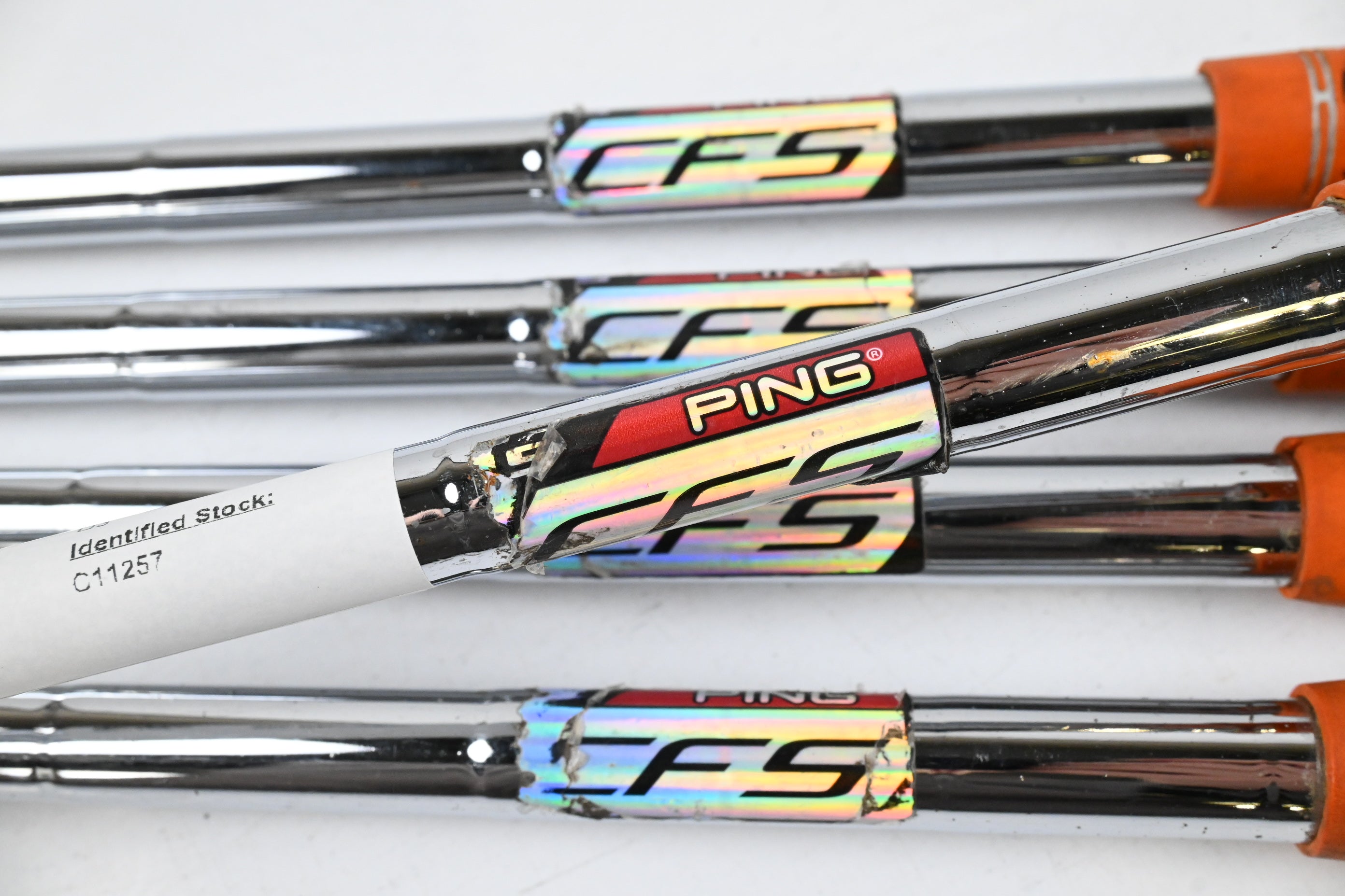 Ping G25 Irons / 5-9i / Wite Dot / Stiff Flex Ping CFS Shafts