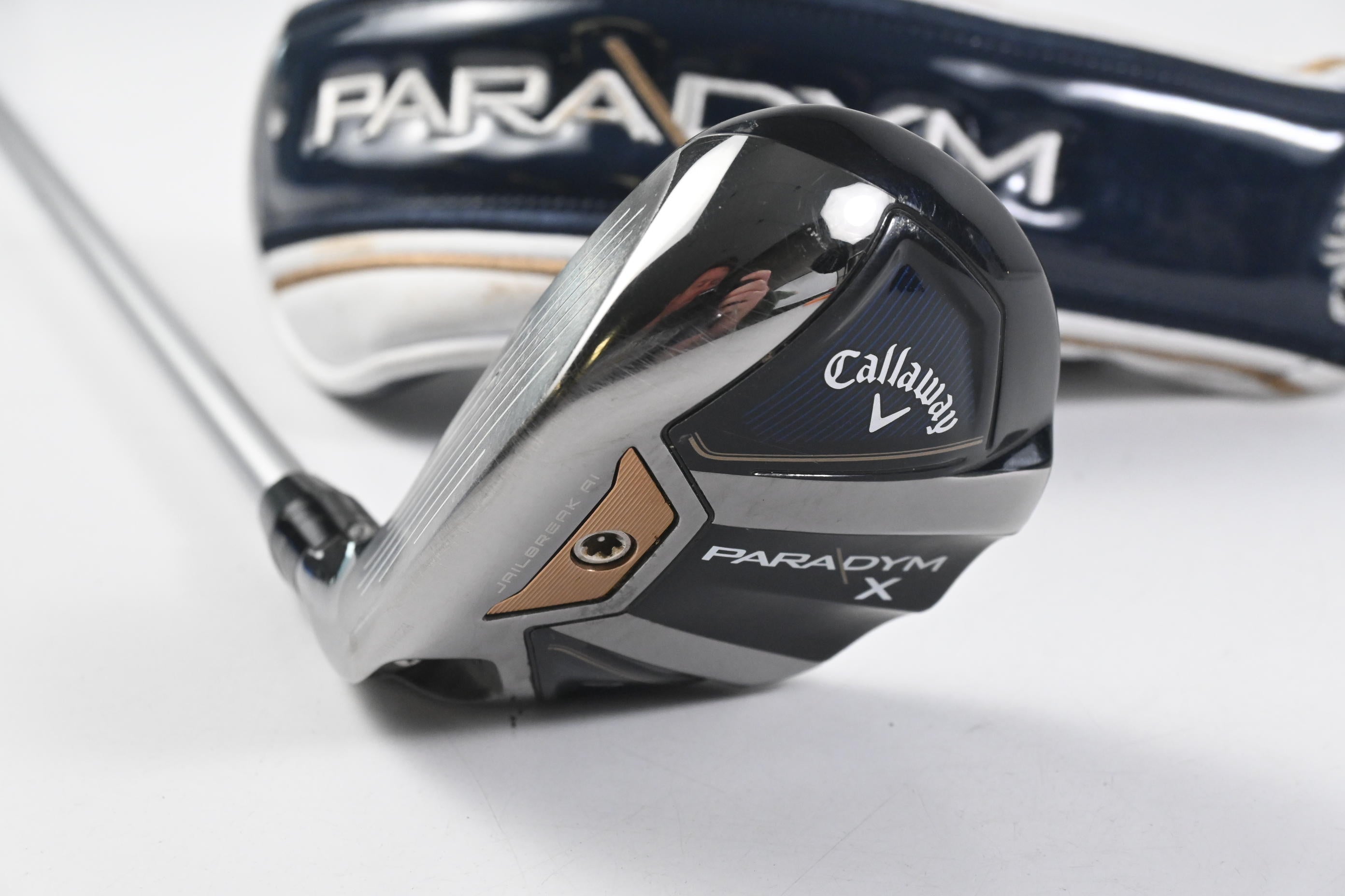 Left Hand Callaway Paradym X #4 Hybrid / 21 Degree / Senior Flex Aldila Ascent