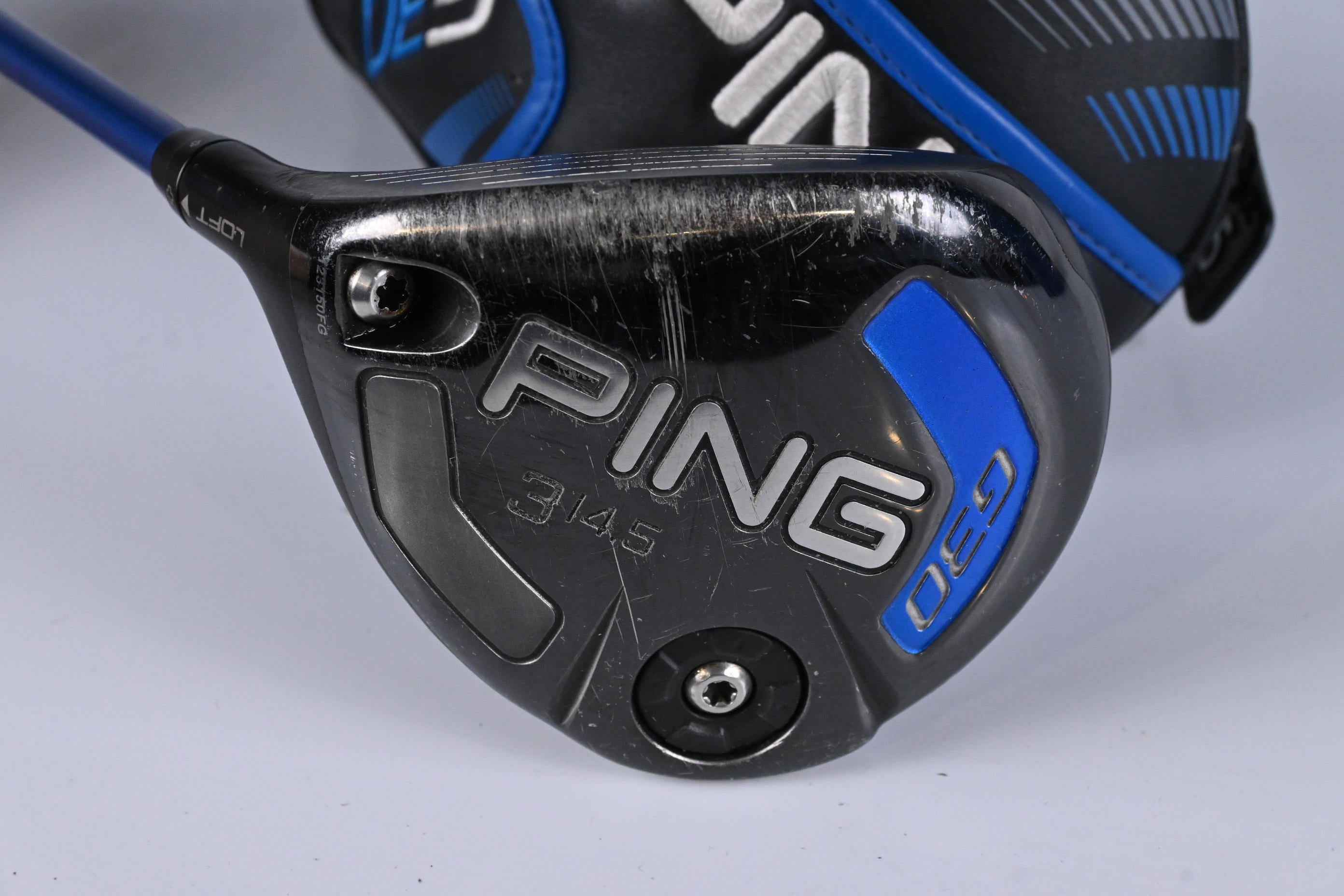Left Hand Ping G30 #3 Wood / 14.5 Degree / Regular Flex Ping TFC 419 Shaft