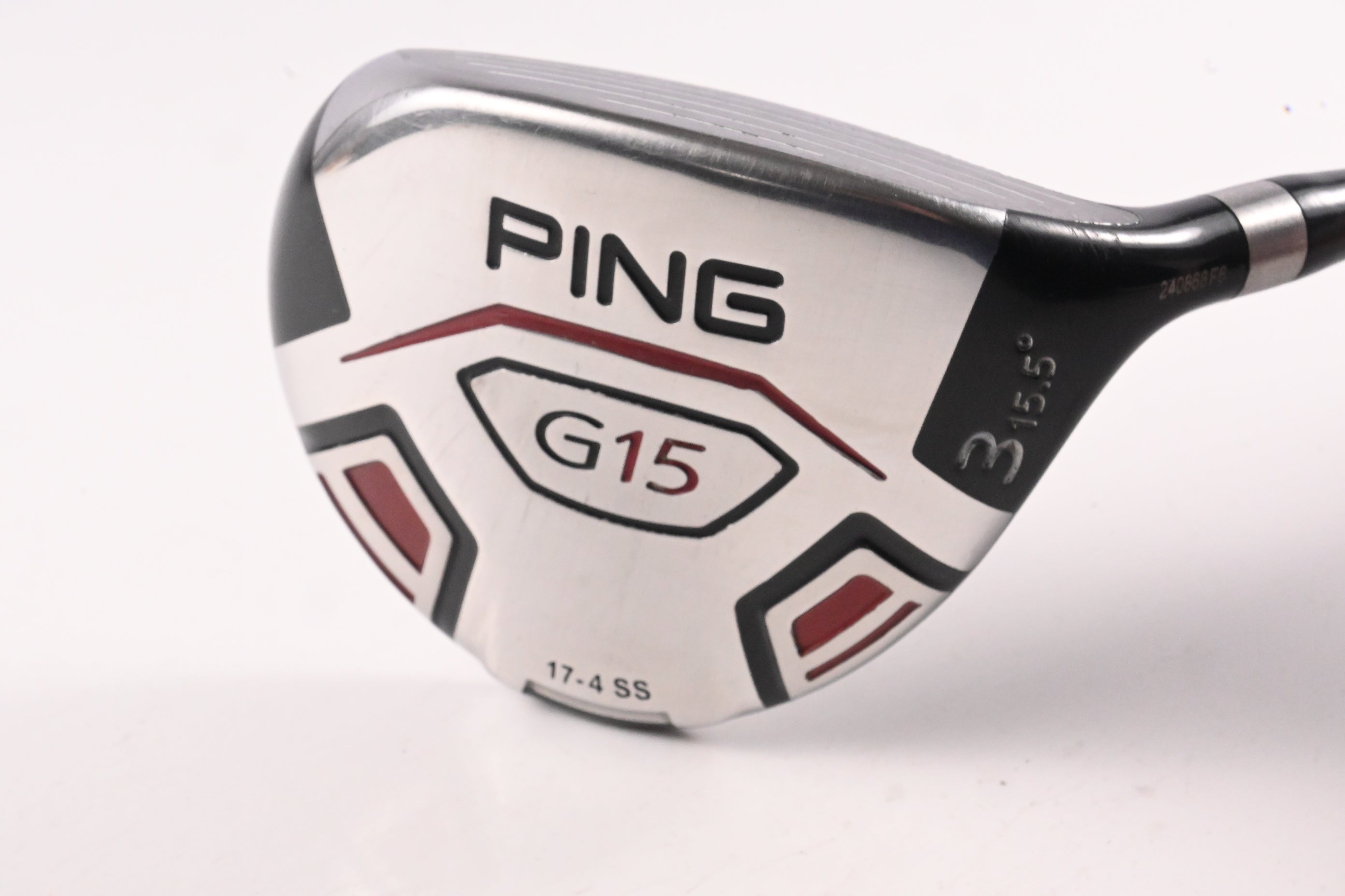 Ping G15 #3 Wood / 15.5 Degree / Regular Flex Aldila Serrano 75 Shaft