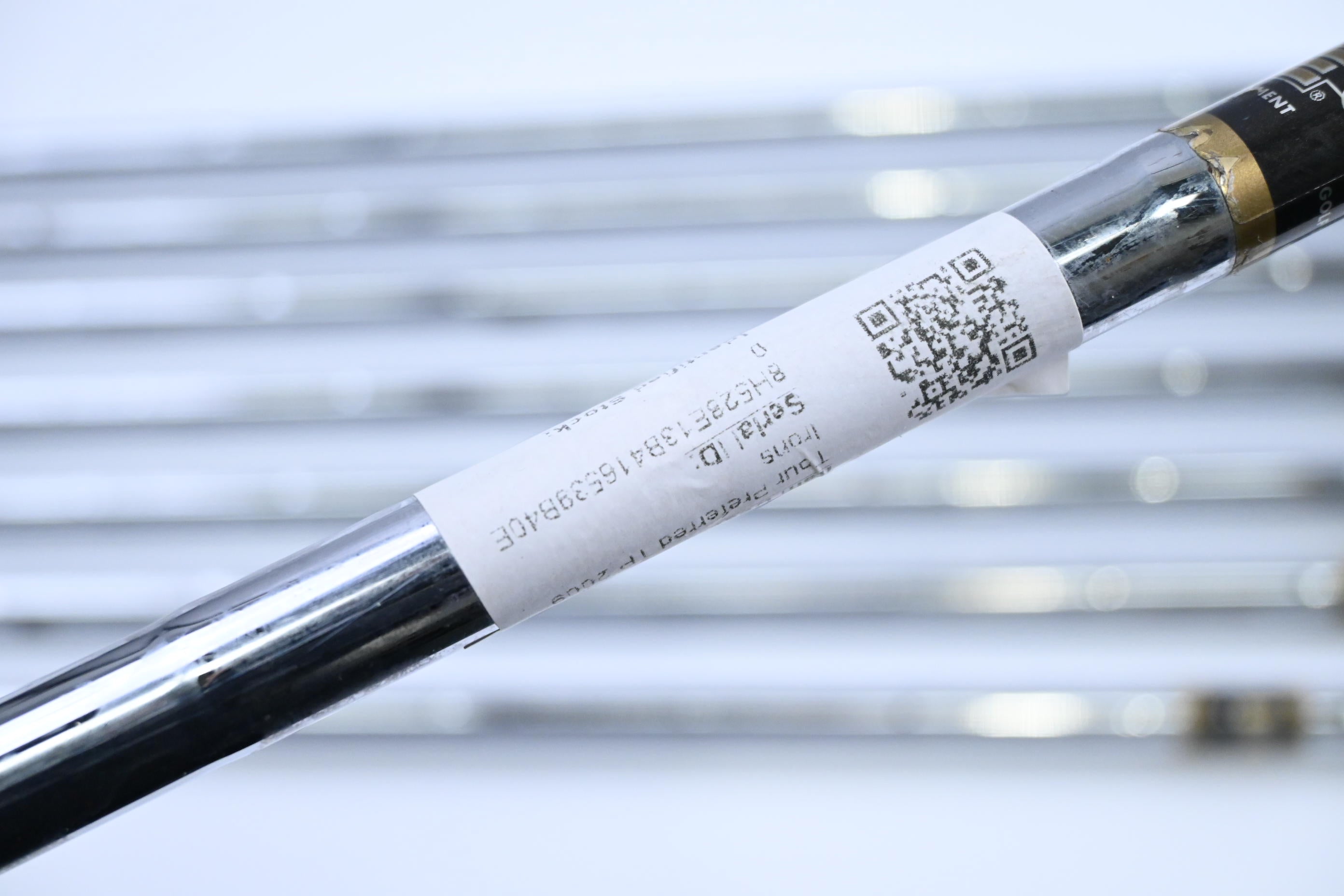 Left Hand Taylormade Tour Preferred TP 2009 Irons / 3-PW / Stiff Flex DG Shafts