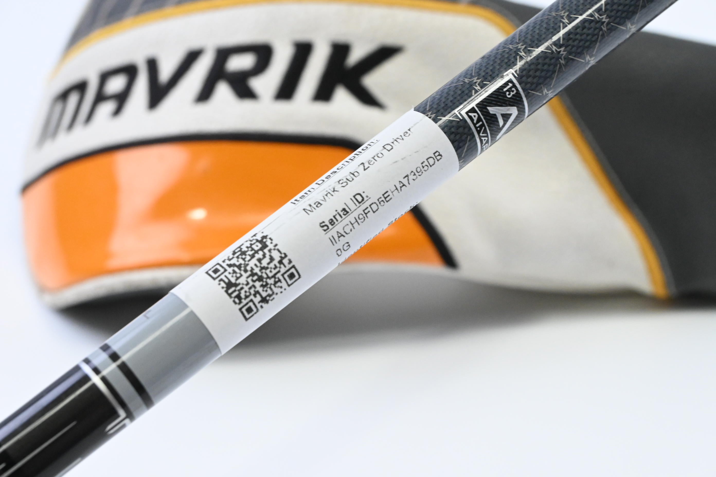 Callaway Mavrik Sub Zero Driver / 9 Degree / Stiff Flex Tensei AV White 65 Shaft