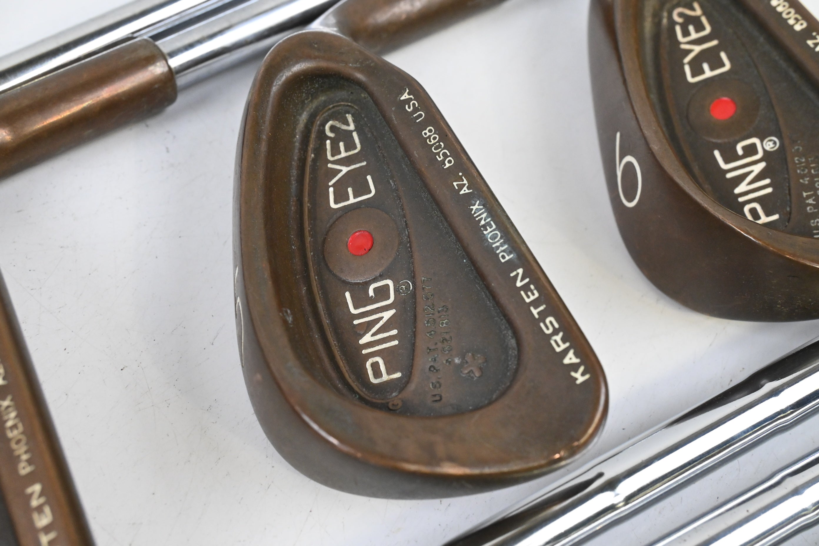Ping Eye 2 BeCu Irons / 3-PW+SW / Orange Dot / Regular Flex Ping Karsten Shafts