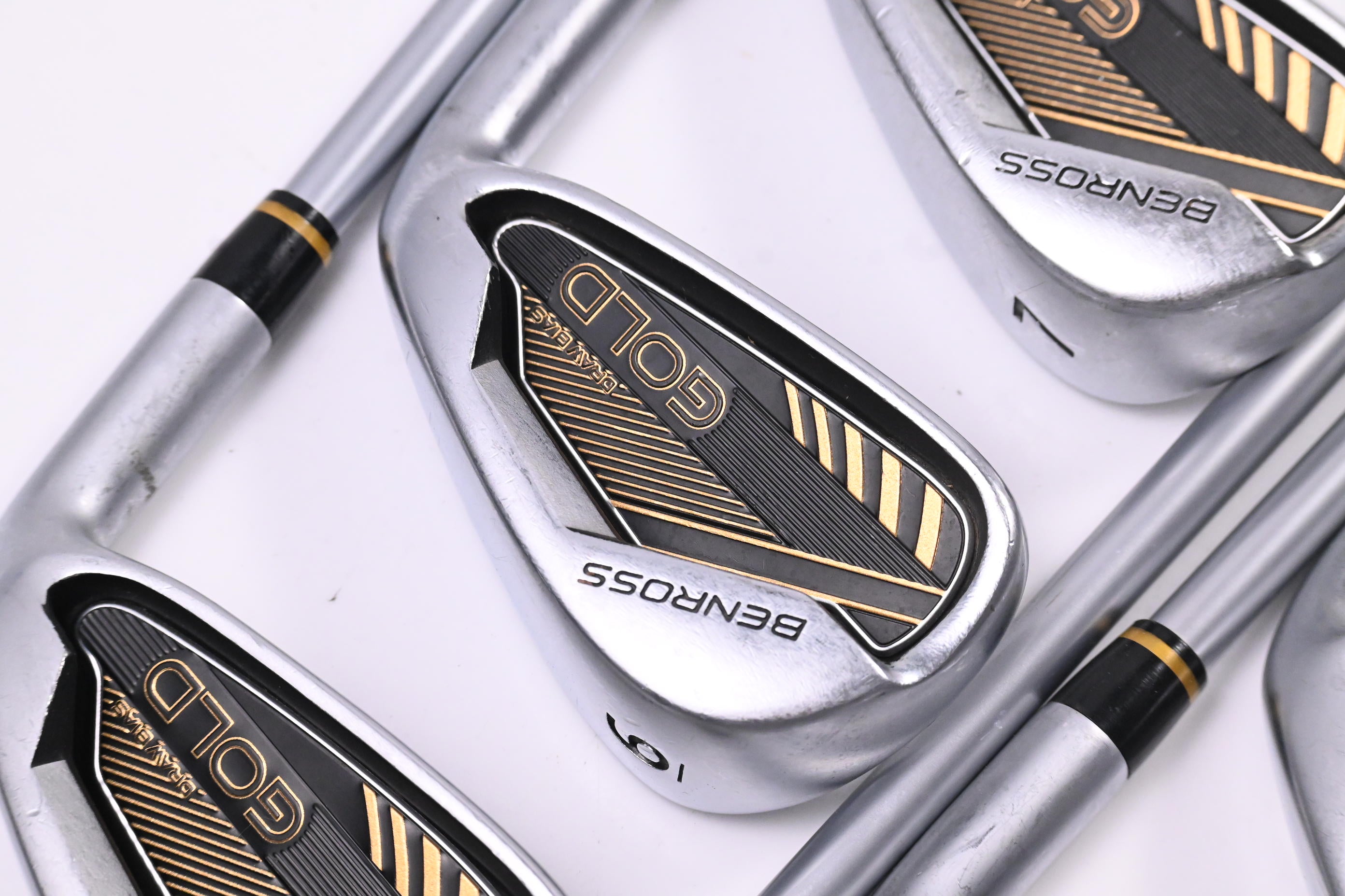 Benross Gold 2019 Irons / 5-PW+SW / Senior Flex Fujikura Vista Pro Shafts