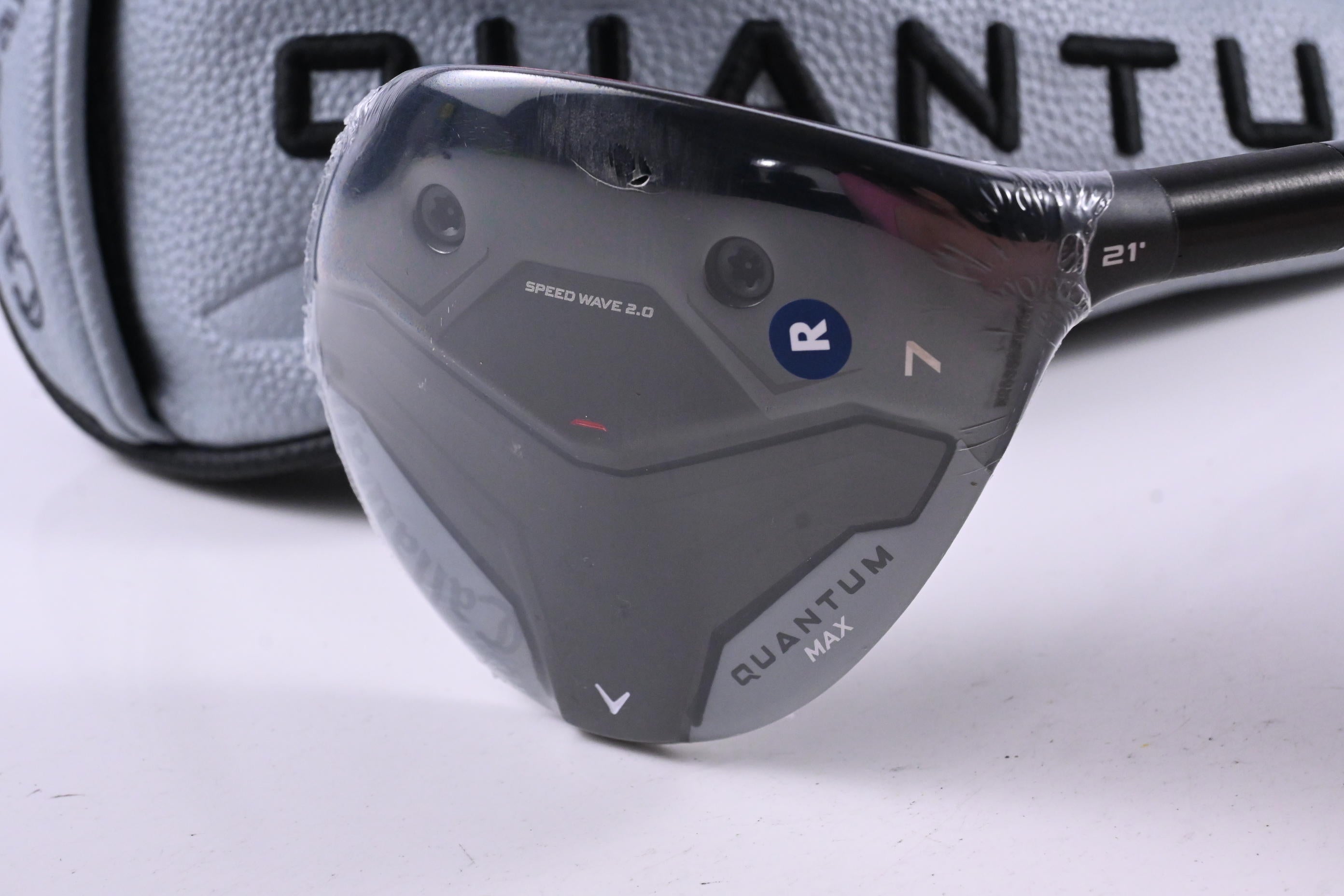 Callaway Quantum Max #7 Wood / 21 Degree / Regular Flex Denali Frost Silver 60