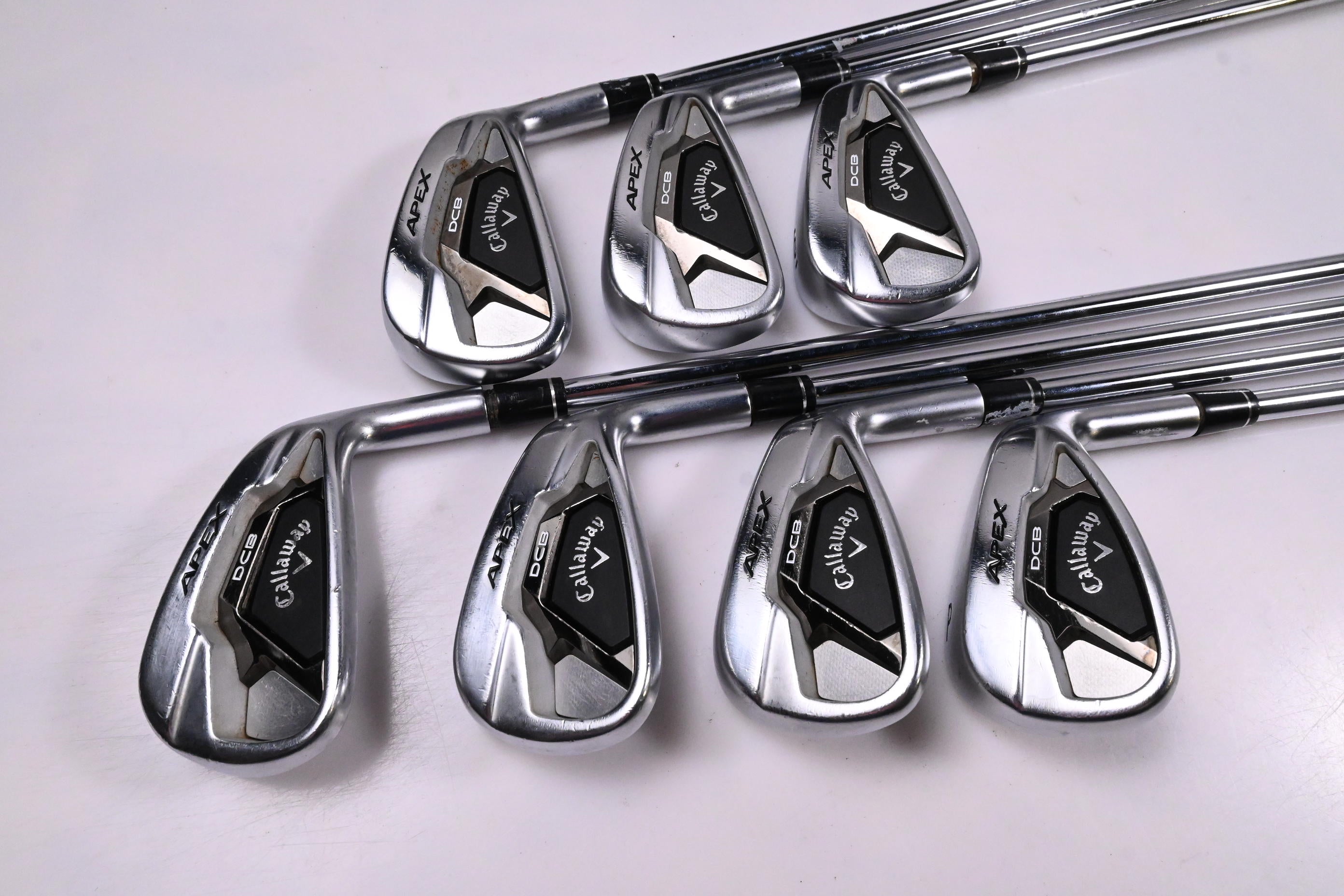 Callaway Apex DCB Irons / 4-PW / Regular Flex Elevate MPH 85 Shafts