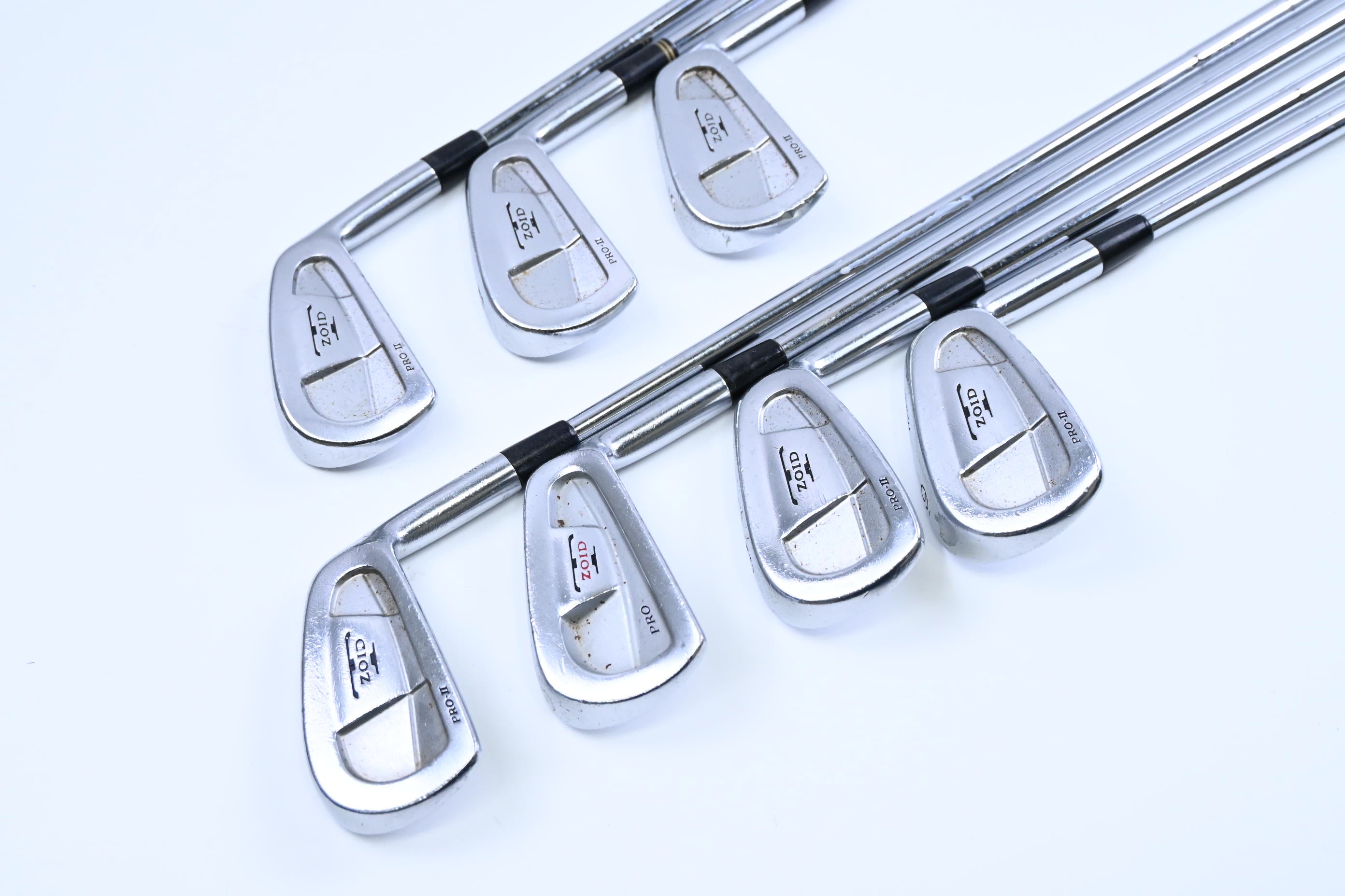 Mizuno T-Zoid Pro II Irons / 3-9 / Regular Flex Dynalite 105 Shafts