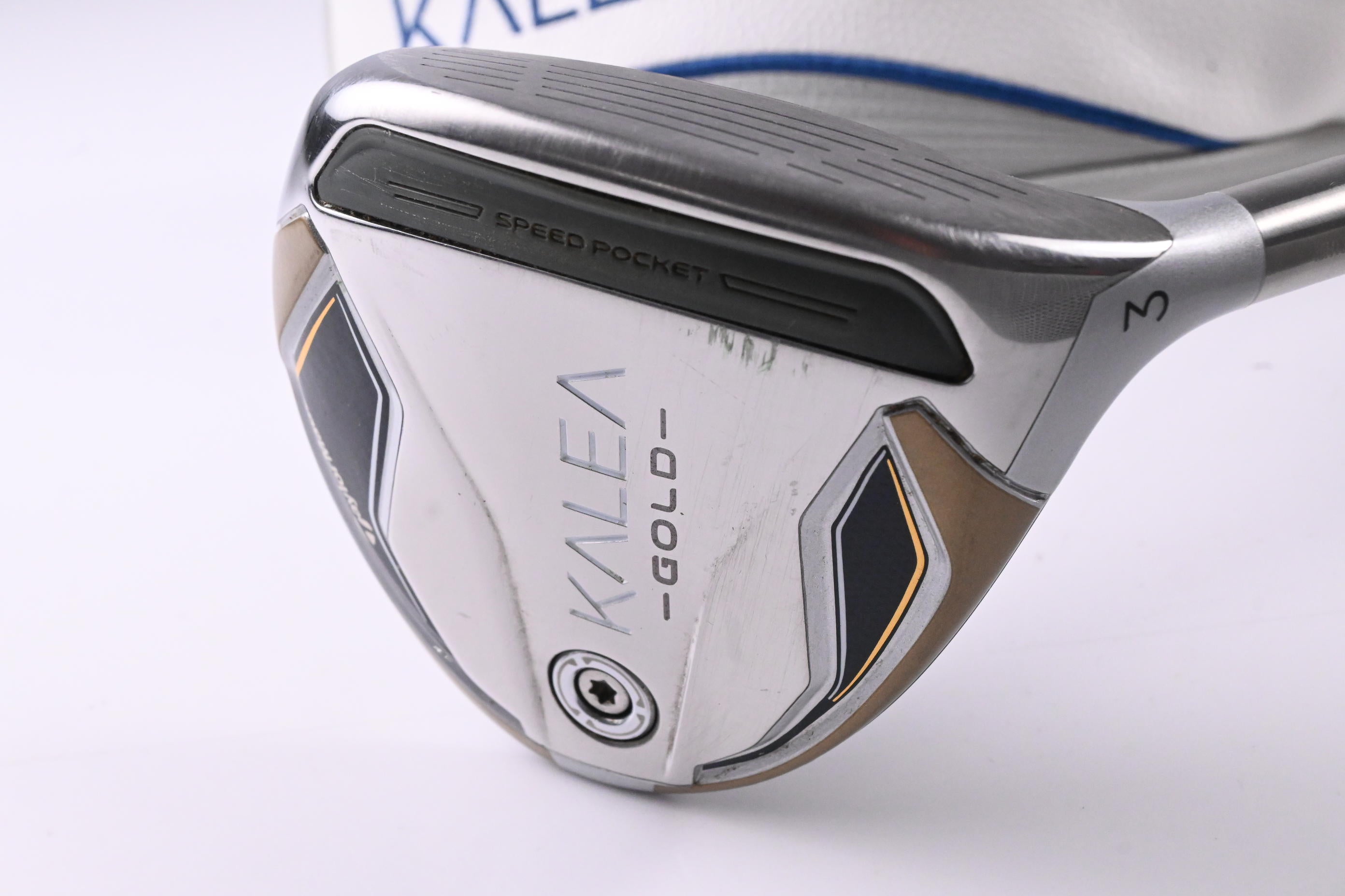 Ladies Taylormade Kalea Gold #3 Wood / 16 Degree / Ladies Flex Kalea Gold 40