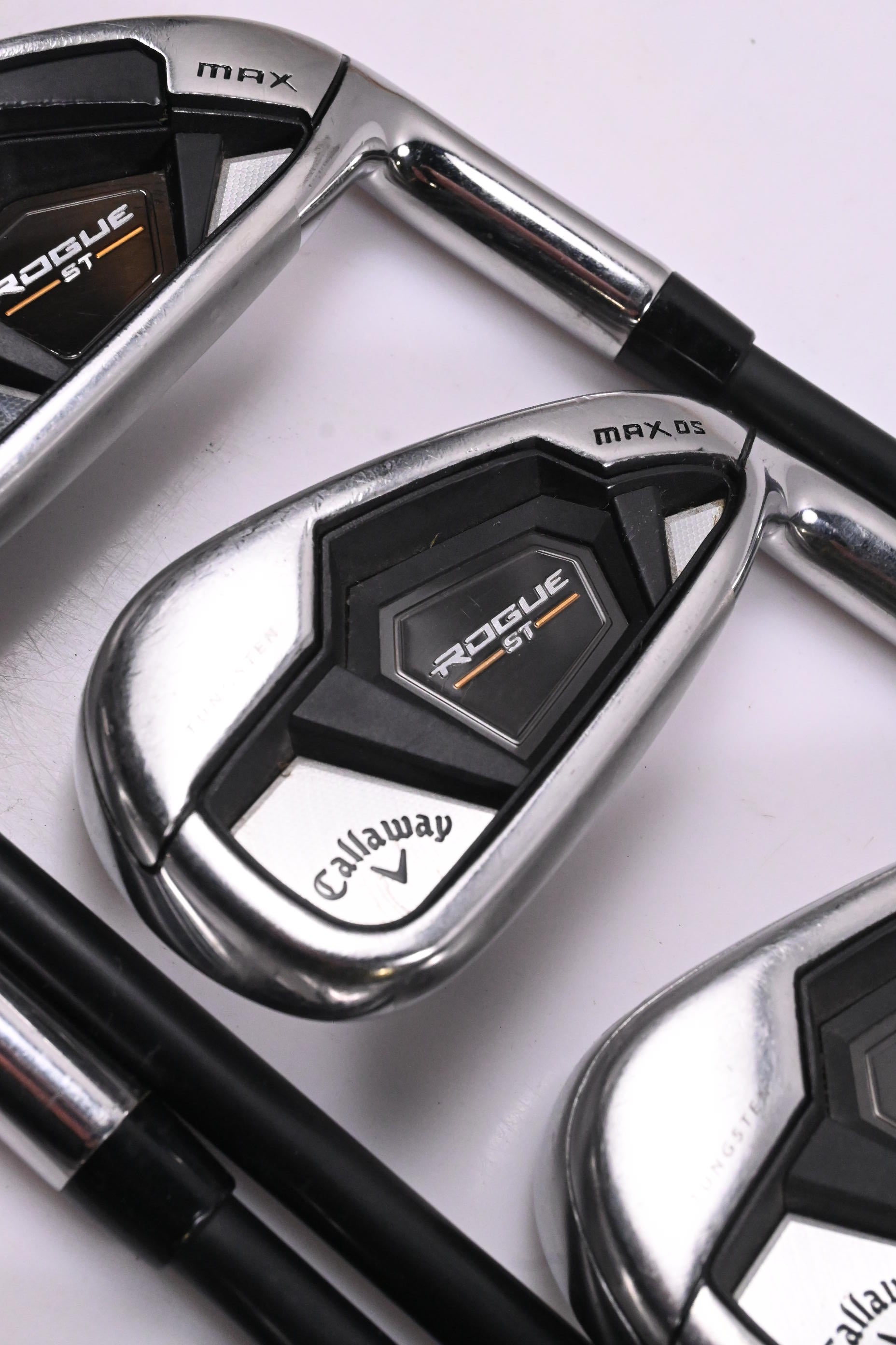 Callaway Rogue ST Max OS Iron / 5-PW-AW / Senior Flex Cypher 50 Shaft