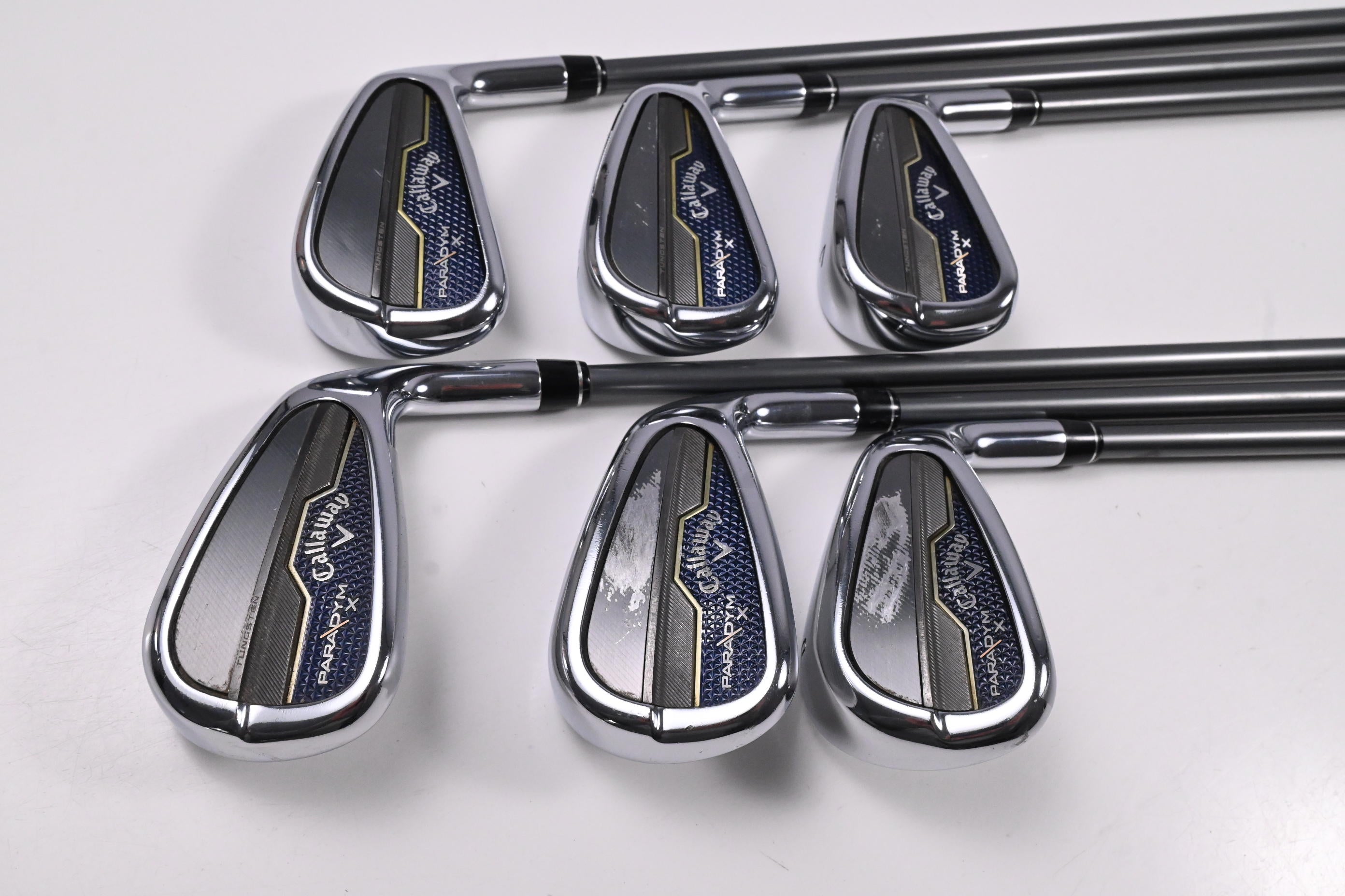 Callaway Paradym X Irons / 5-PW / Regular Flex HZRDUS Silver 65 Shaft