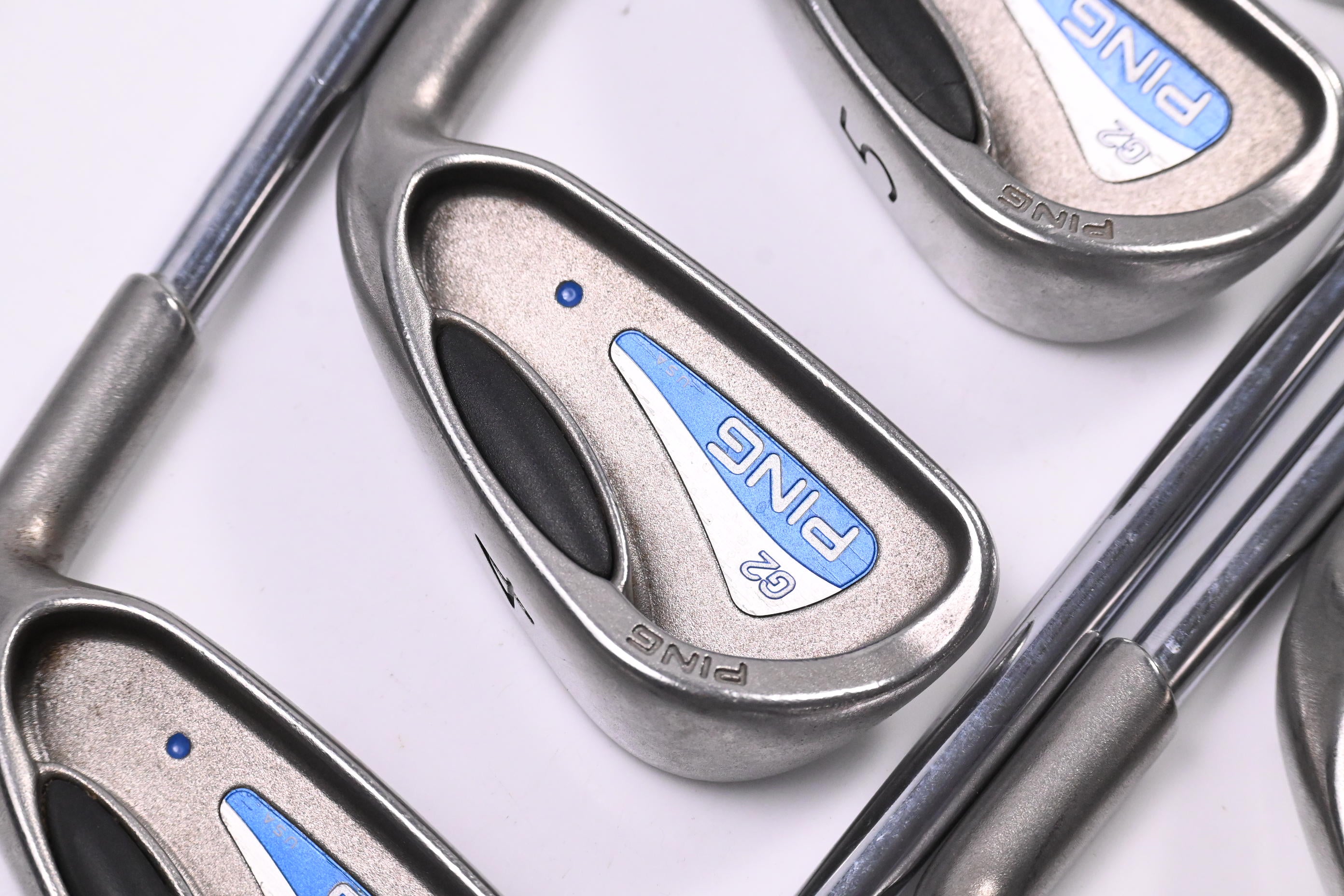 Ping G2 Irons / 3-PW+SW / Blue Dot / Regular Flex Steel Shafts