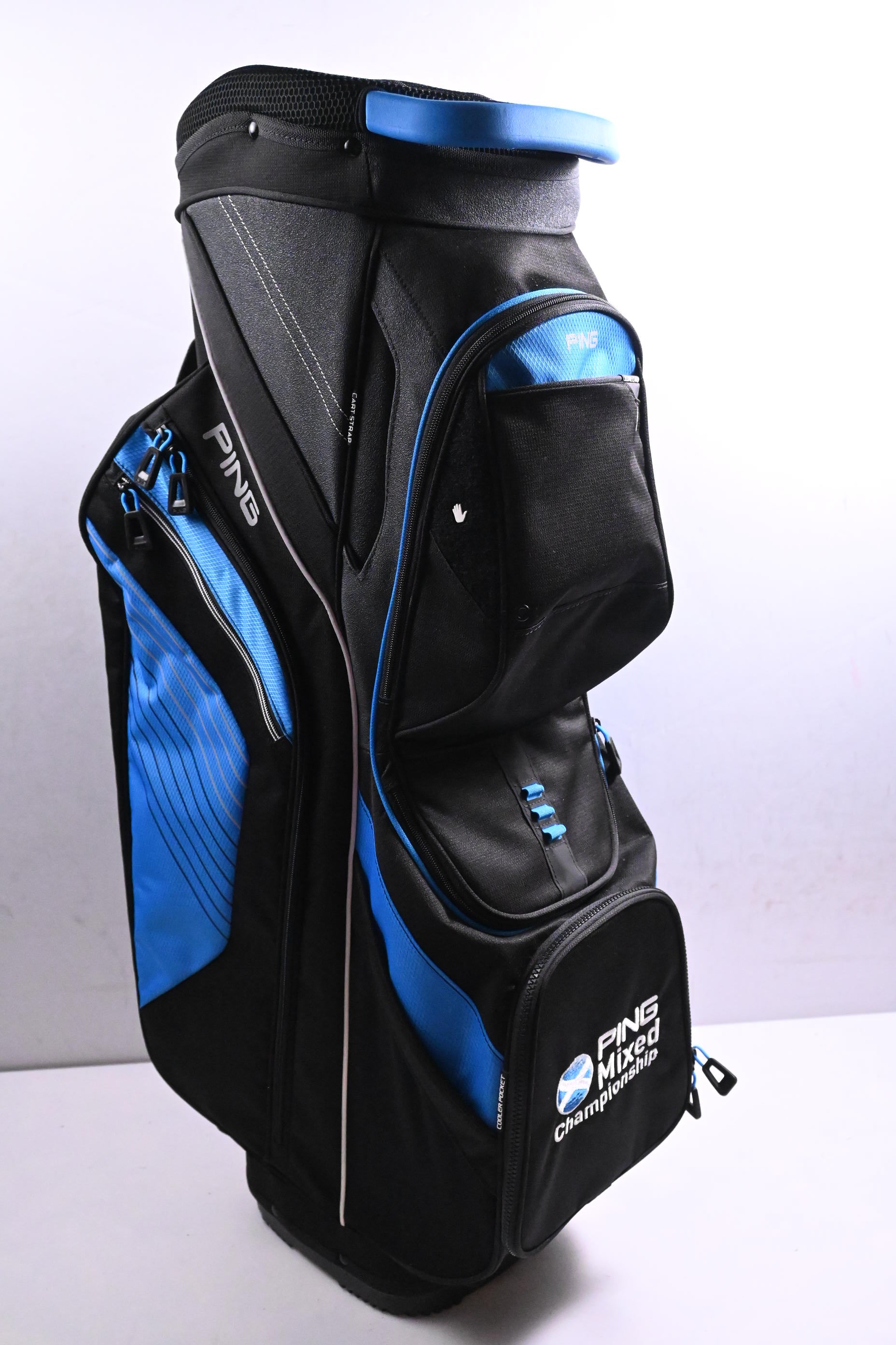 Ping Traverse Cart Bag / 14-Way Divider / Black, Blue