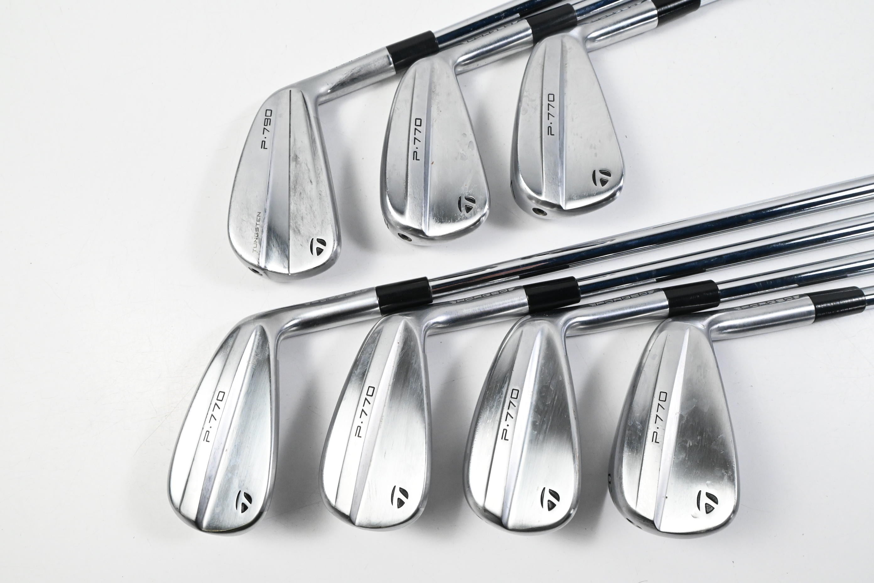 Taylormade P770/P790 Combo Irons / 5-PW+GW / Stiff Flex Project X Rifle Shafts