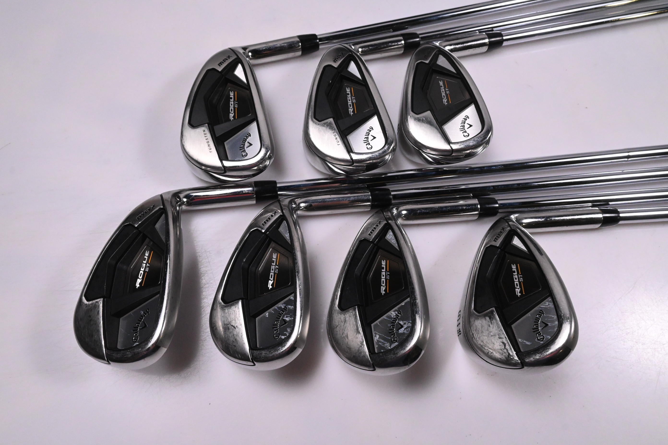 Callaway Rogue ST Max Irons / 6-PW+GW+SW / Regular Flex Elevate MPH 95 Shafts