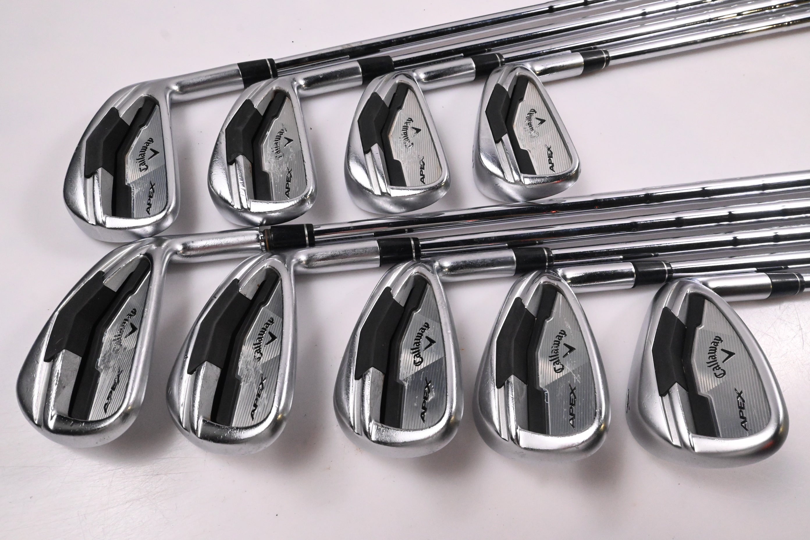 Callaway Apex Forged Irons / 3-PW+AW / Stiff Flex KBS Tour-V 110 Shafts