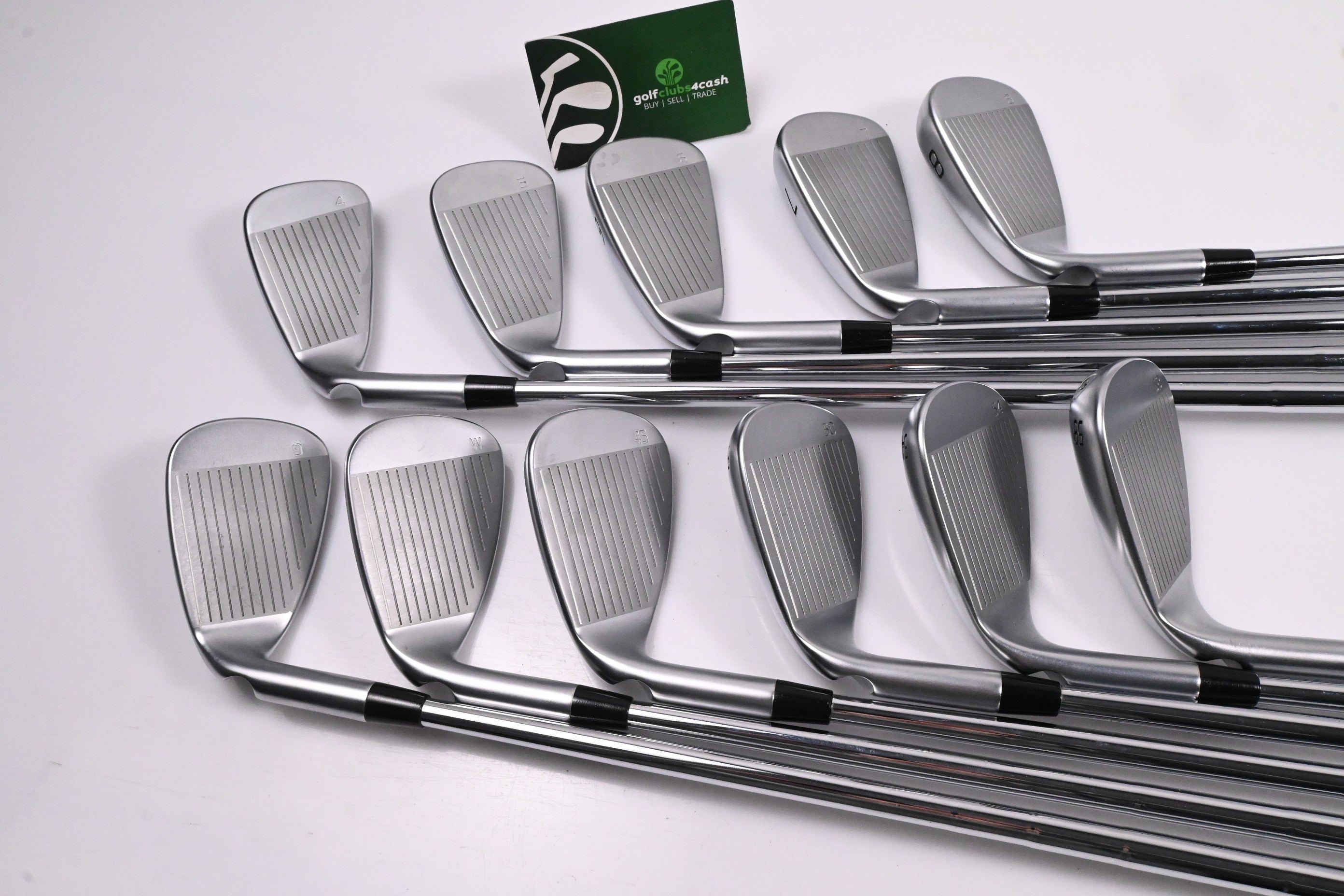 Ping G430 Irons / 4-PW+45°+50°+54°+58° / White Dot / Stiff Flex Dynamic Gold 120