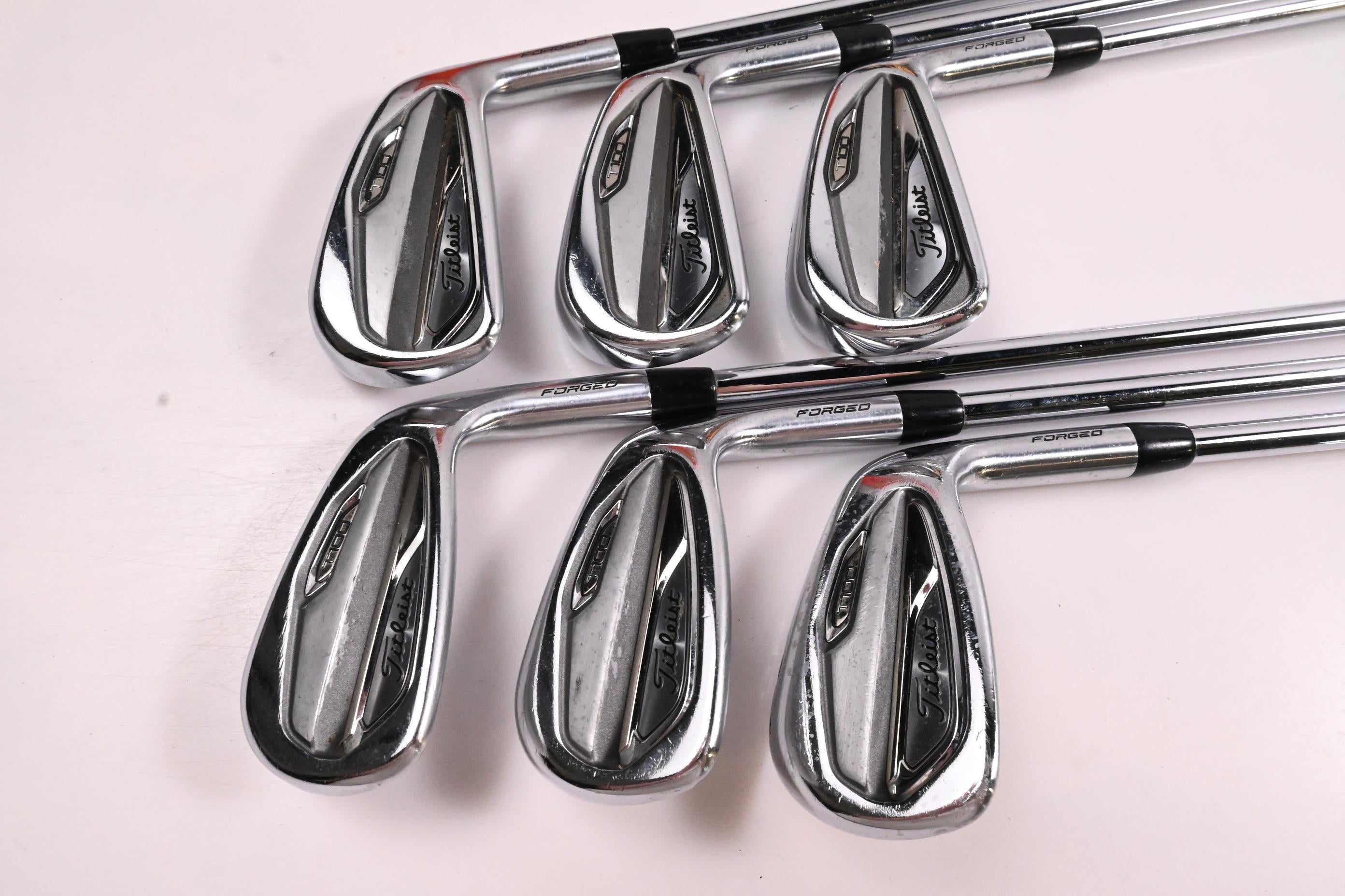 Titleist T100 2019 Irons / 5-PW / Stiff Flex AMT Black S300 Shafts