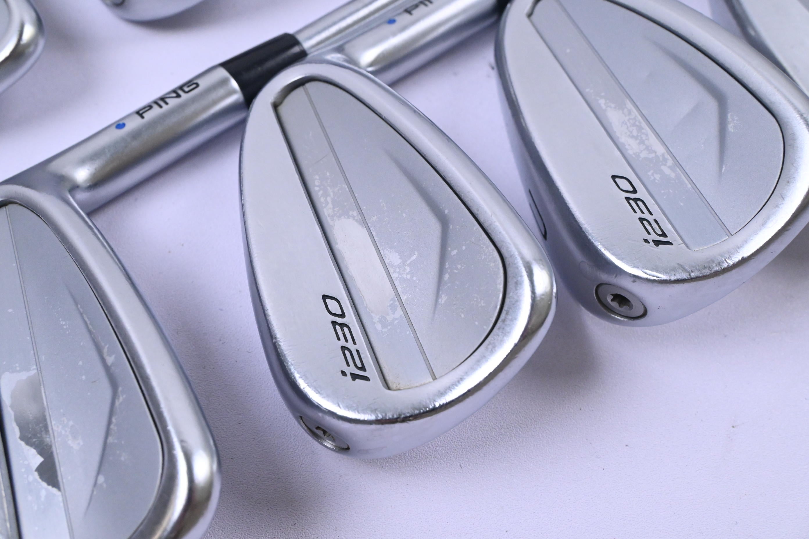 Ping i230 Irons / 4-PW+GW / Blue Dot / Regular Flex Project X IO 105 Shafts