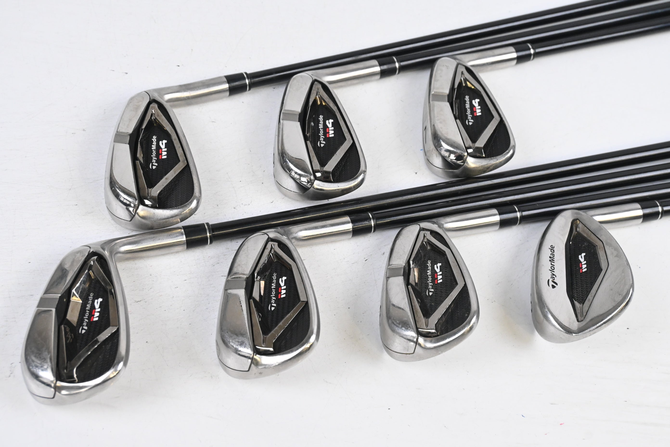 Taylormade M4 Irons / 5-PW+SW / Regular Flex Atmos 6 Red Shafts