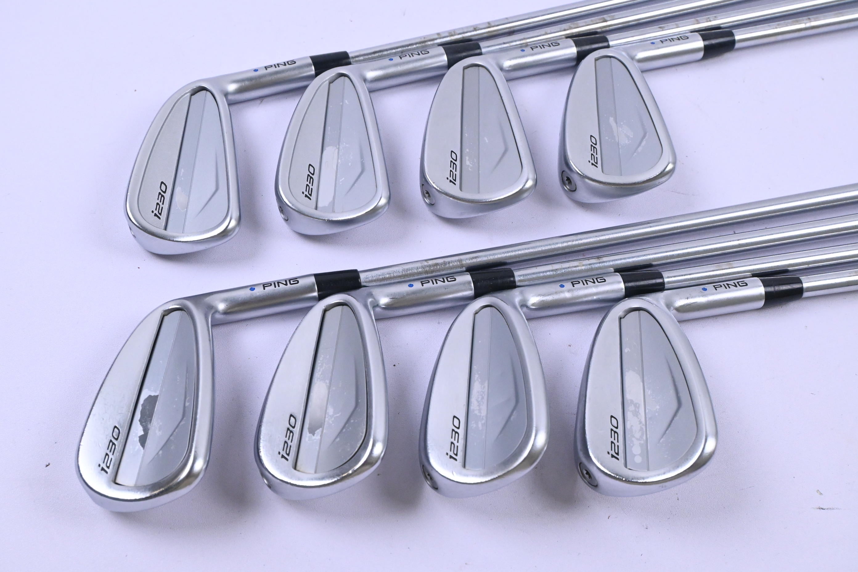 Ping i230 Irons / 4-PW+GW / Blue Dot / Regular Flex Project X IO 105 Shafts