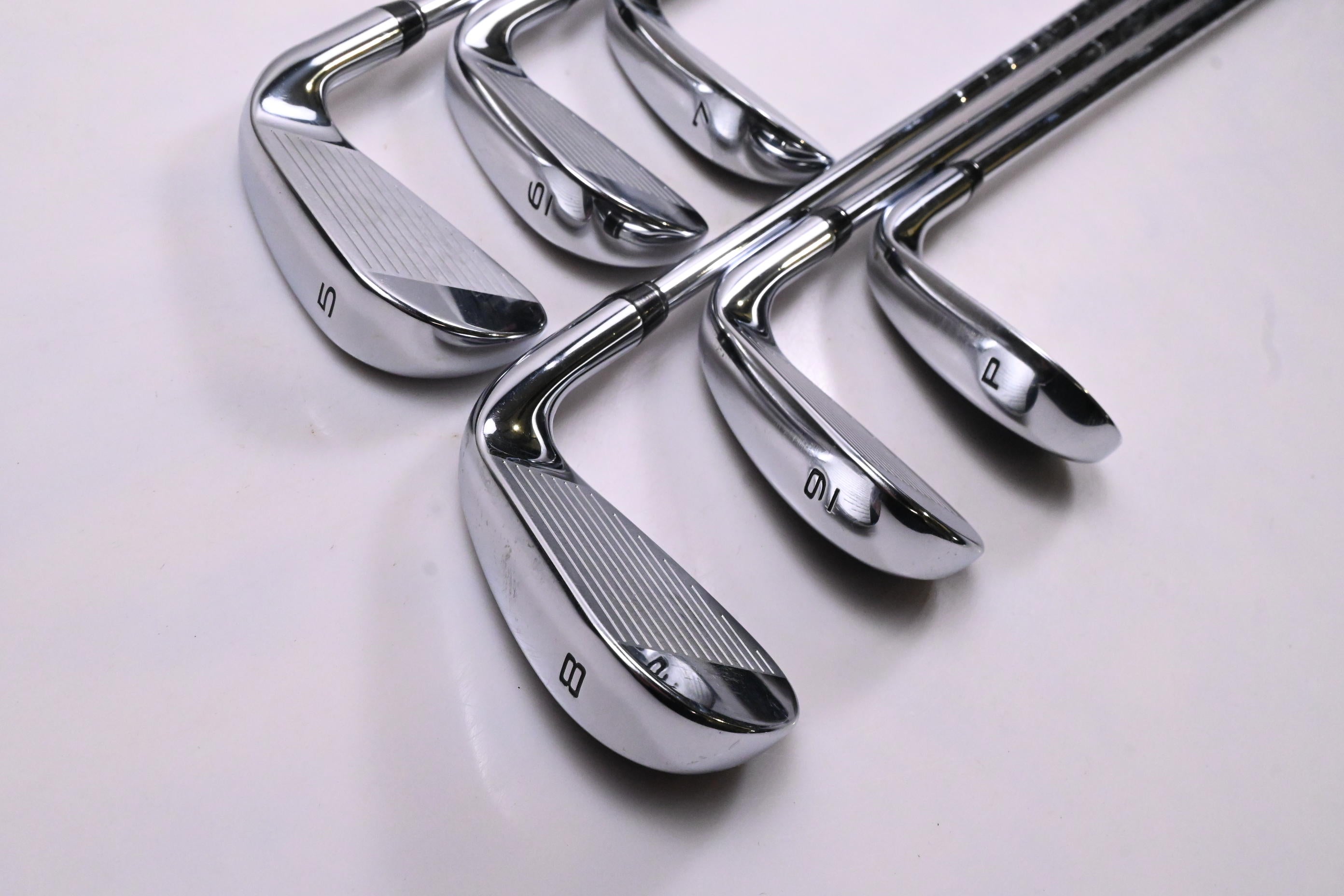 Left Hand Callaway Paradym Irons / 5-PW / Stiff Flex Elevate 95 Shafts