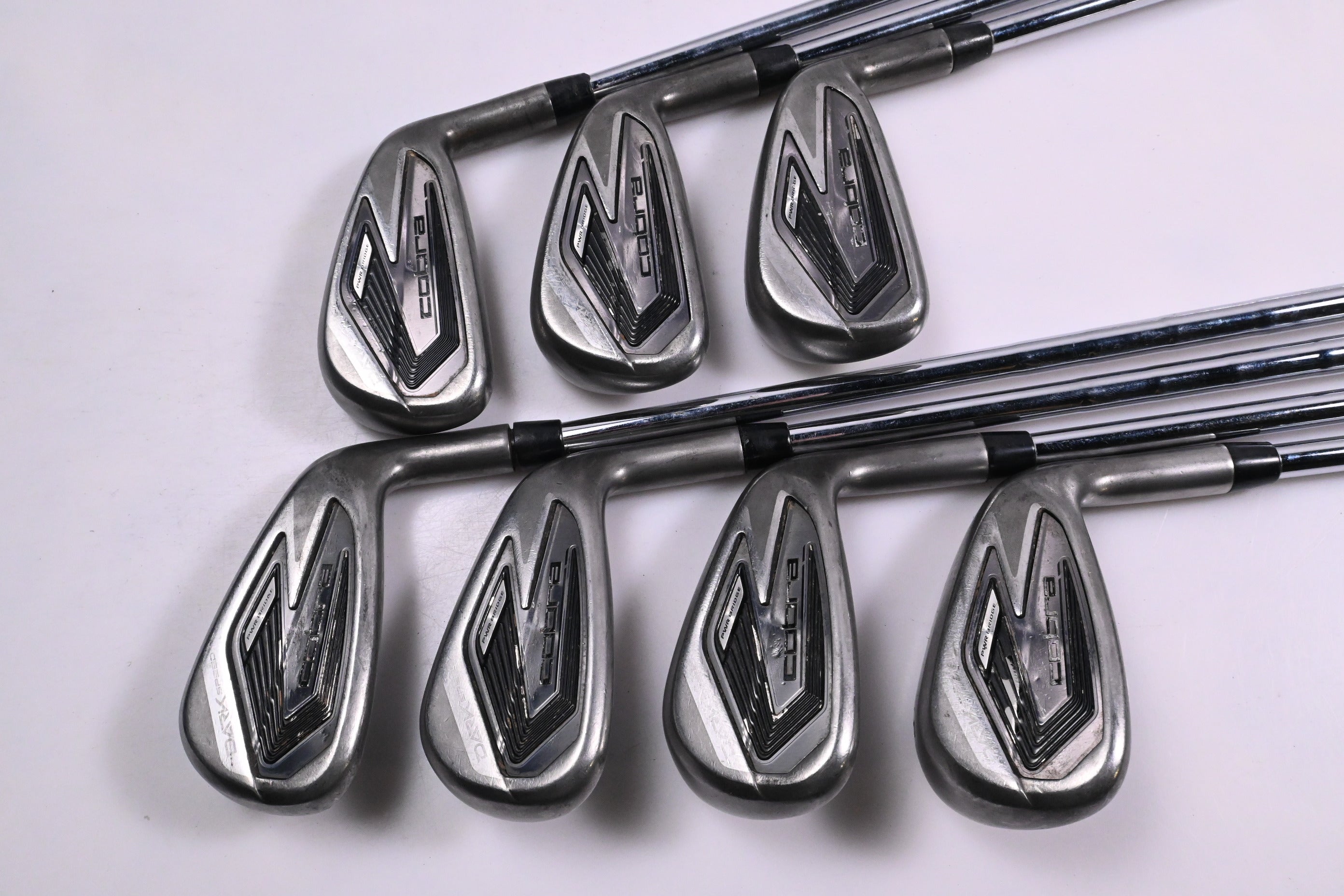 Cobra Darkspeed Irons / 5-PW+GW / Stiff Flex KBS Tour Lite Shafts