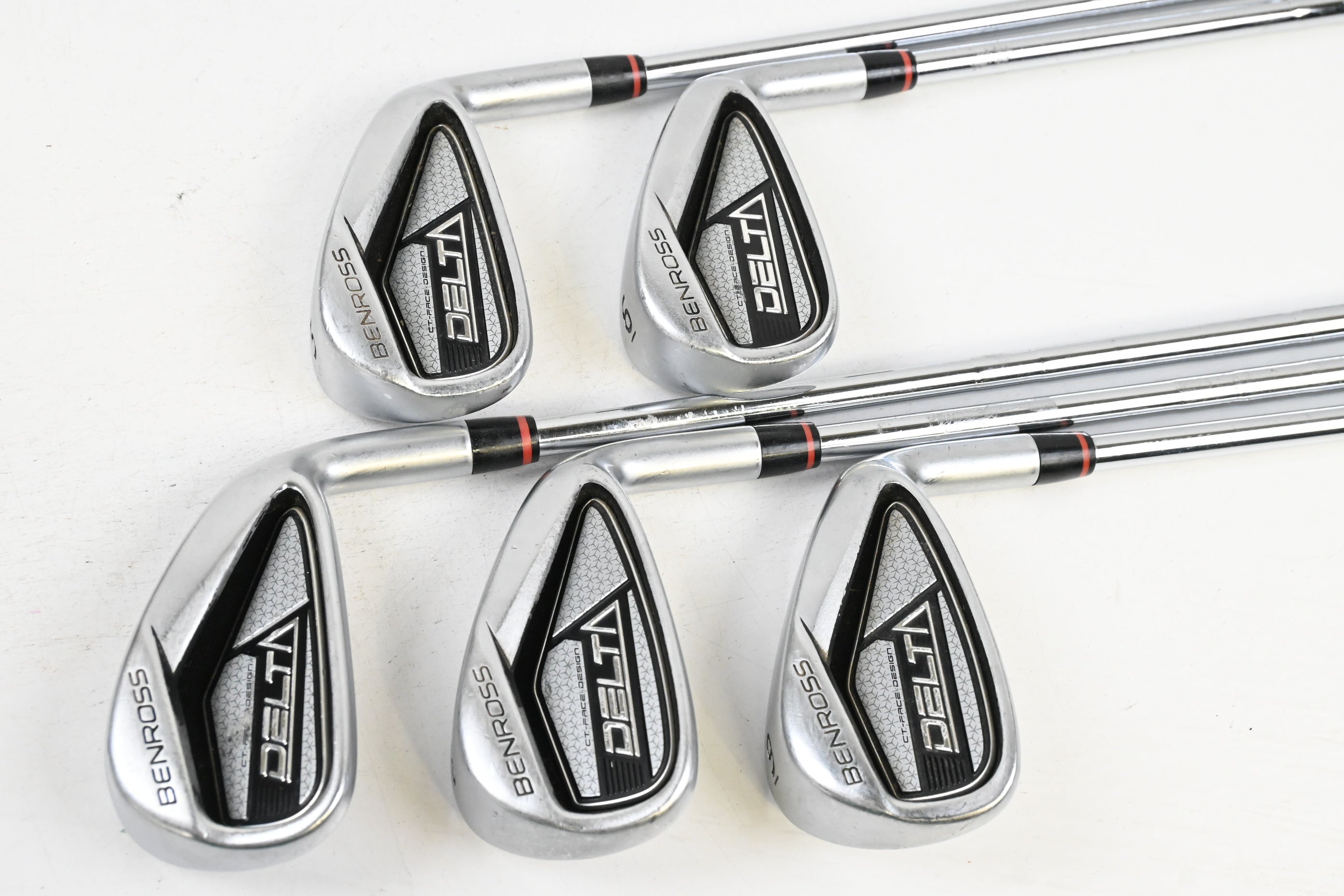 Benross Delta Irons / 5-9i / Stiff Flex KBS Tour 105 Shafts