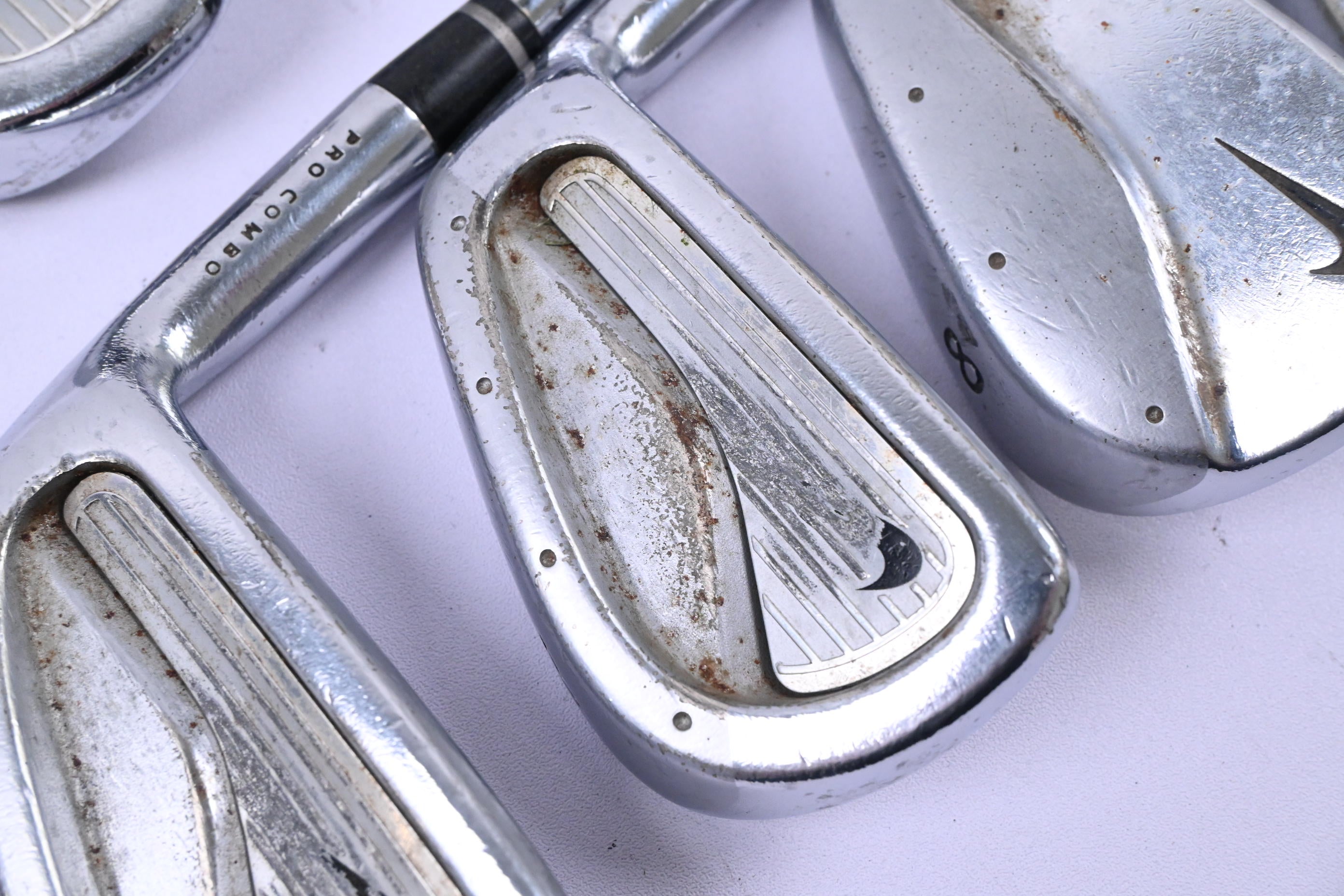 Nike Forged Pro Combo Irons / 3-9i / Stiff Flex Steel Shafts