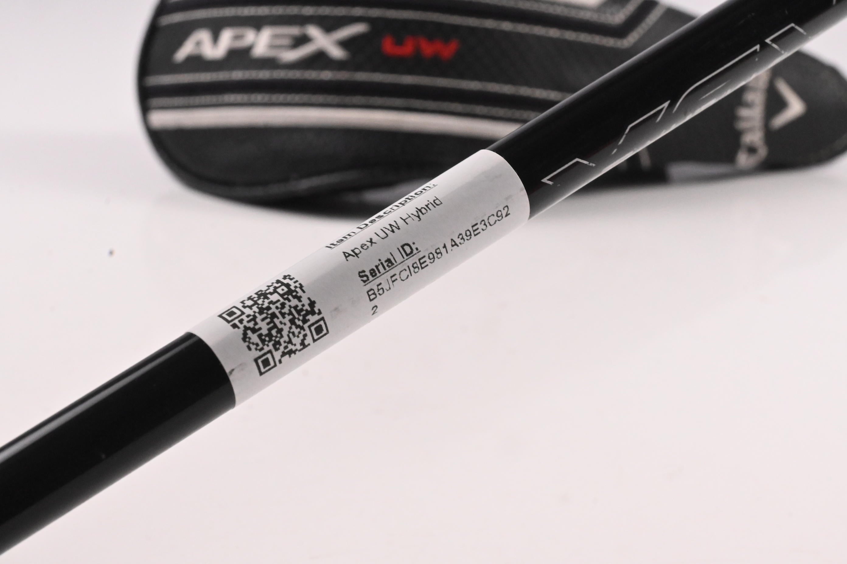 Callaway Apex UW #3 Hybrid / 19 Degree / Regular Flex HZRDUS RDX Smoke Black 70