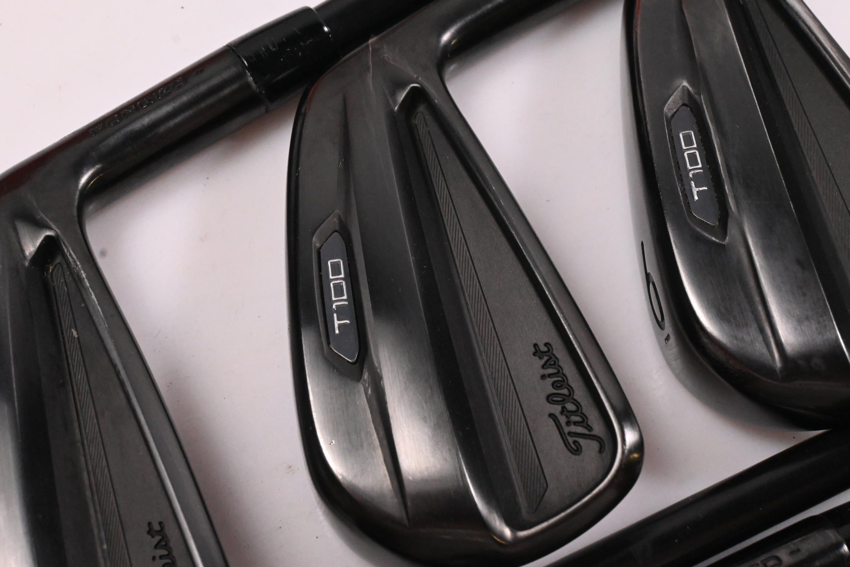 Titleist T100 Ltd Edition Black Irons / 4-PW / Stiff Flex Elevate Tour Shafts