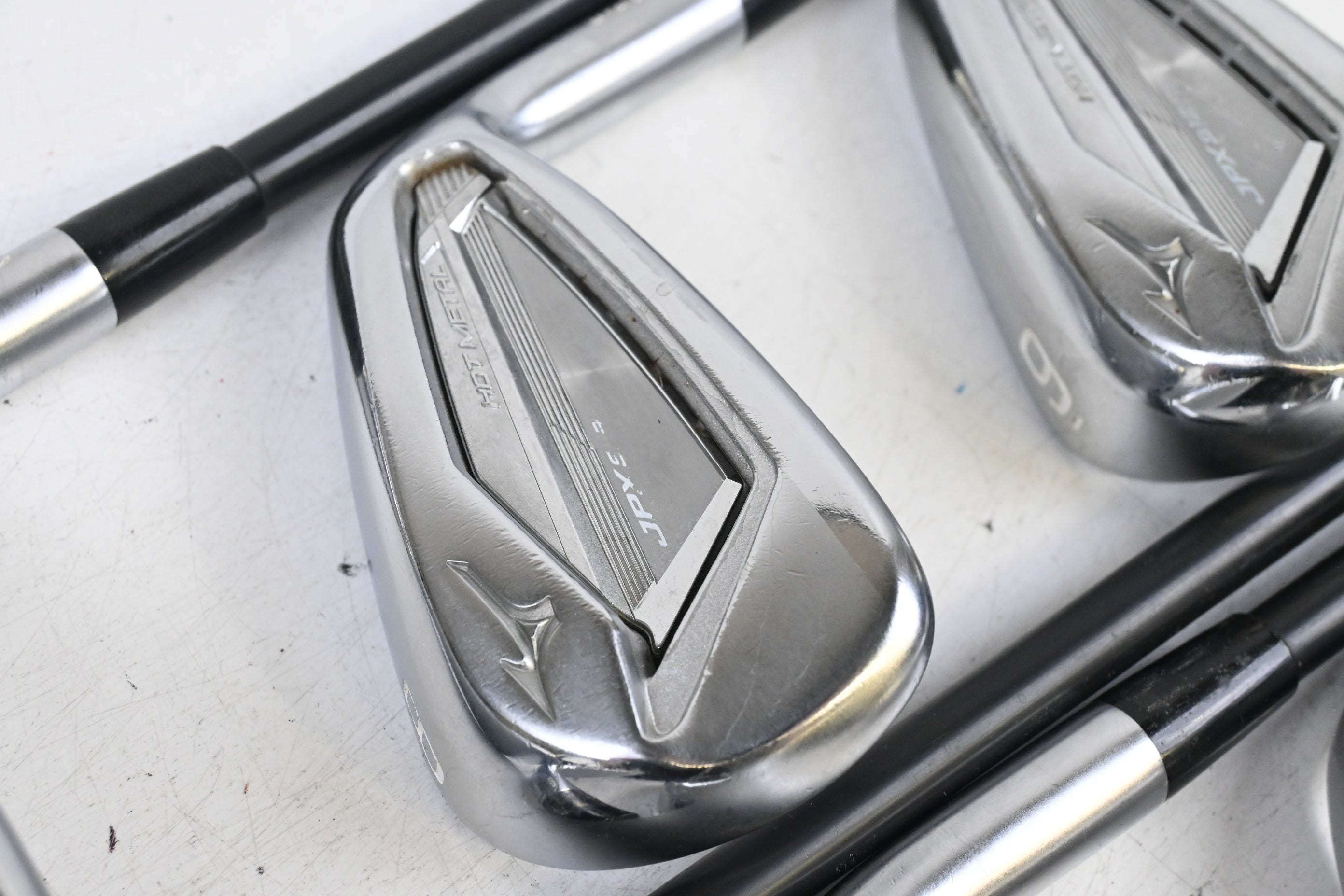 Mizuno JPX 919 Hot Metal Irons / 7-PW+GW+SW / Senior Flex Project X LZ 45 Shafts