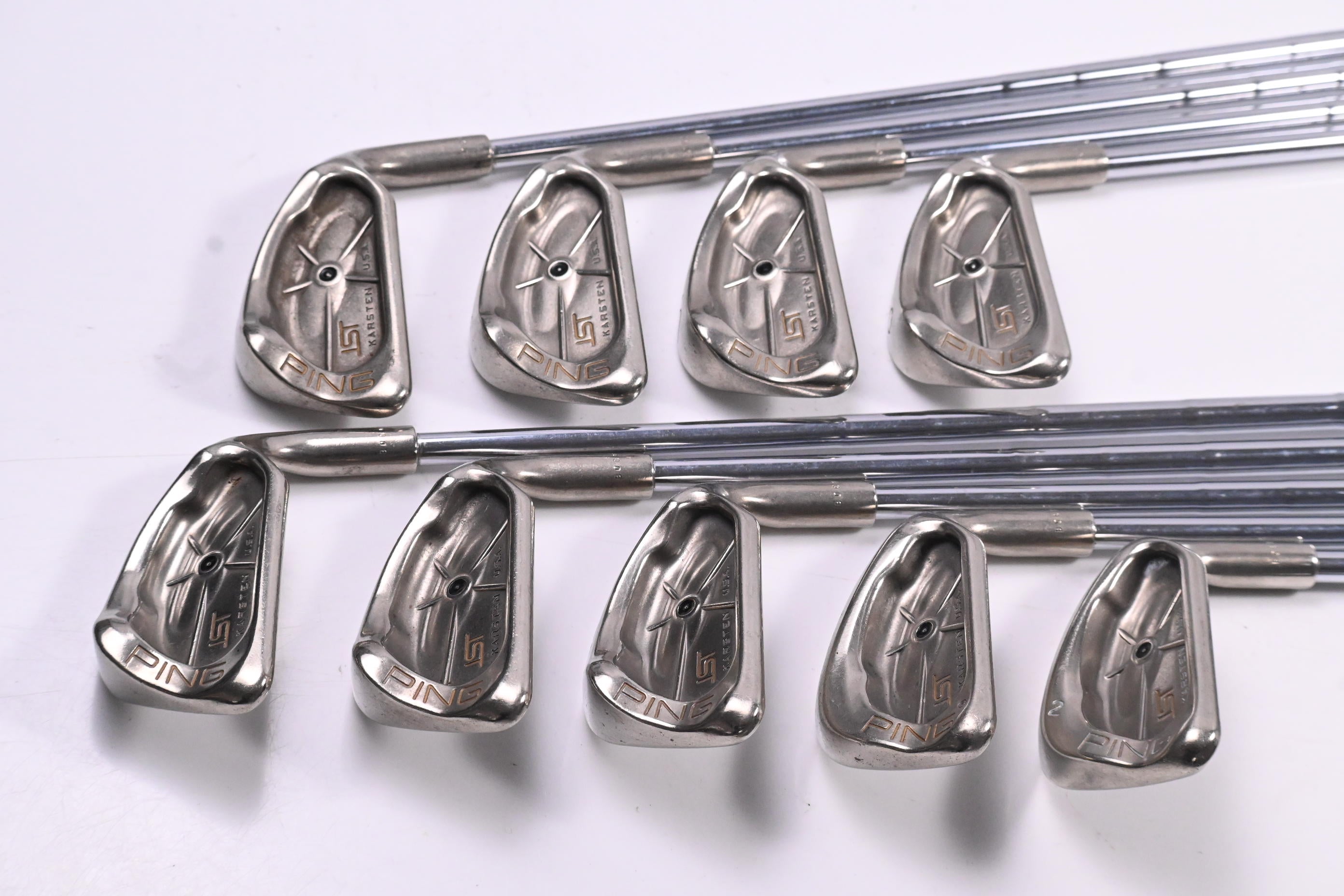 Ping Karsten ISI Nickel Irons / 3-PW+SW / Black Dot / Stiff Flex Ping Z-Z65