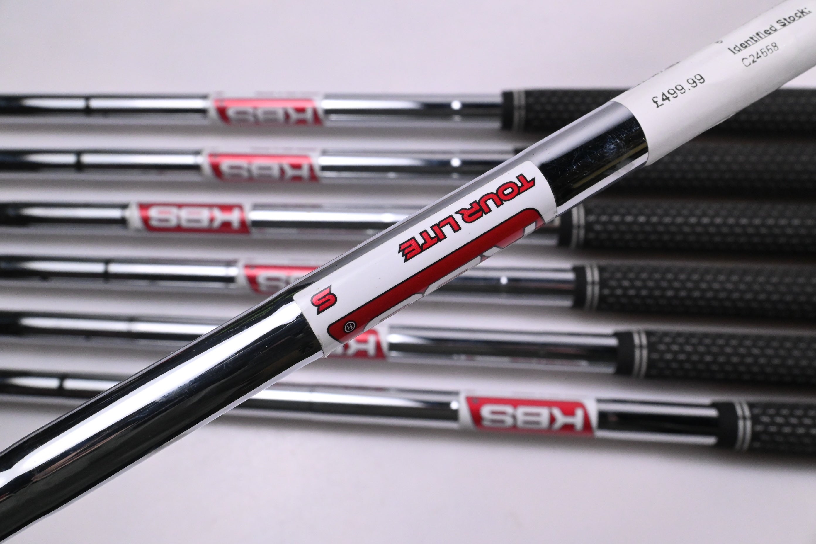 Cobra Darkspeed Irons / 5-PW+GW / Stiff Flex KBS Tour Lite Shafts