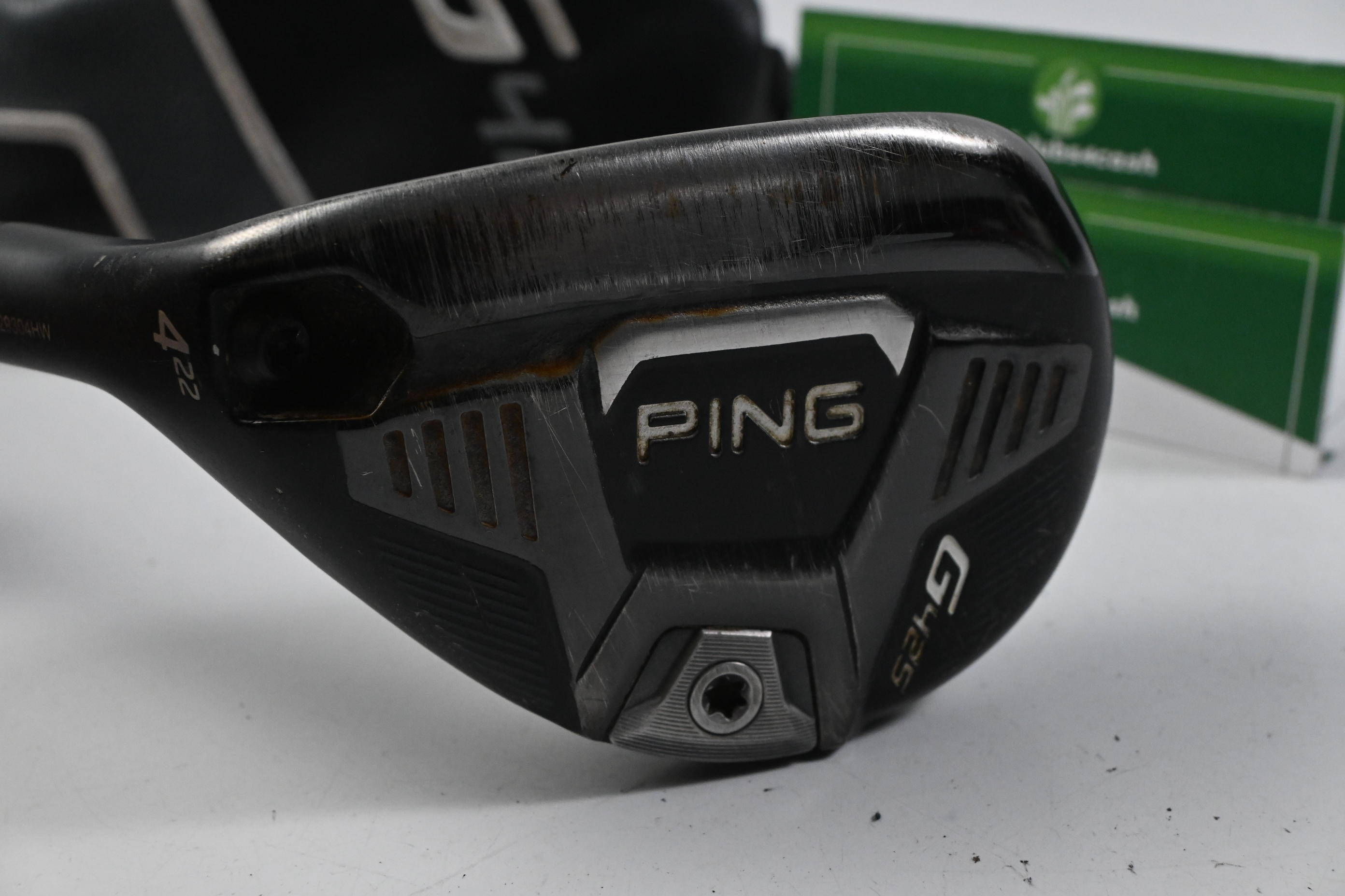 Left Hand Ping G425 #4 Hybrid / 22 Degree / Stiff Flex Tensei CK Orange 80 Shaft