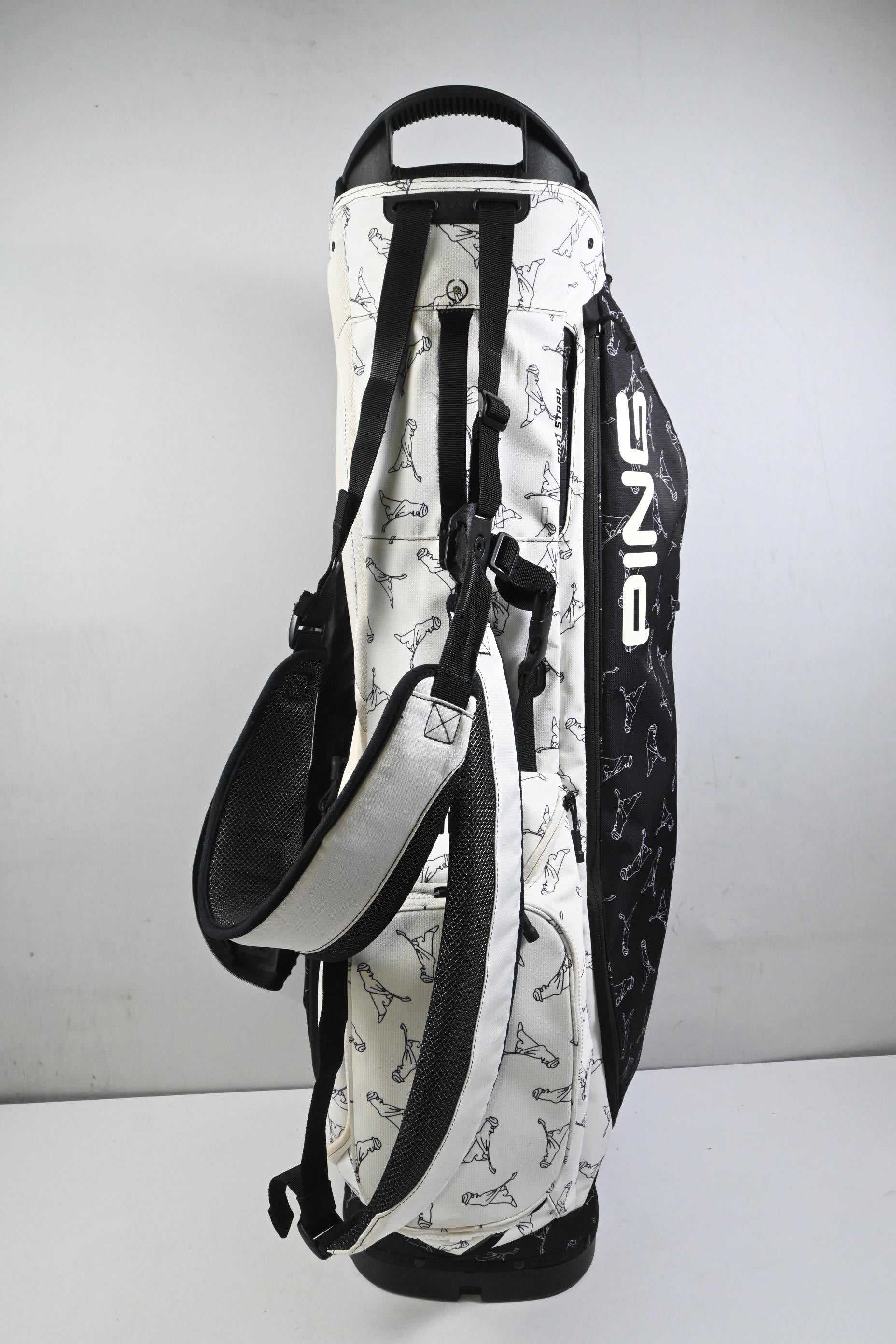 Ping Hoofer Lite Stand Bag / 4-Way Divider / White & Black